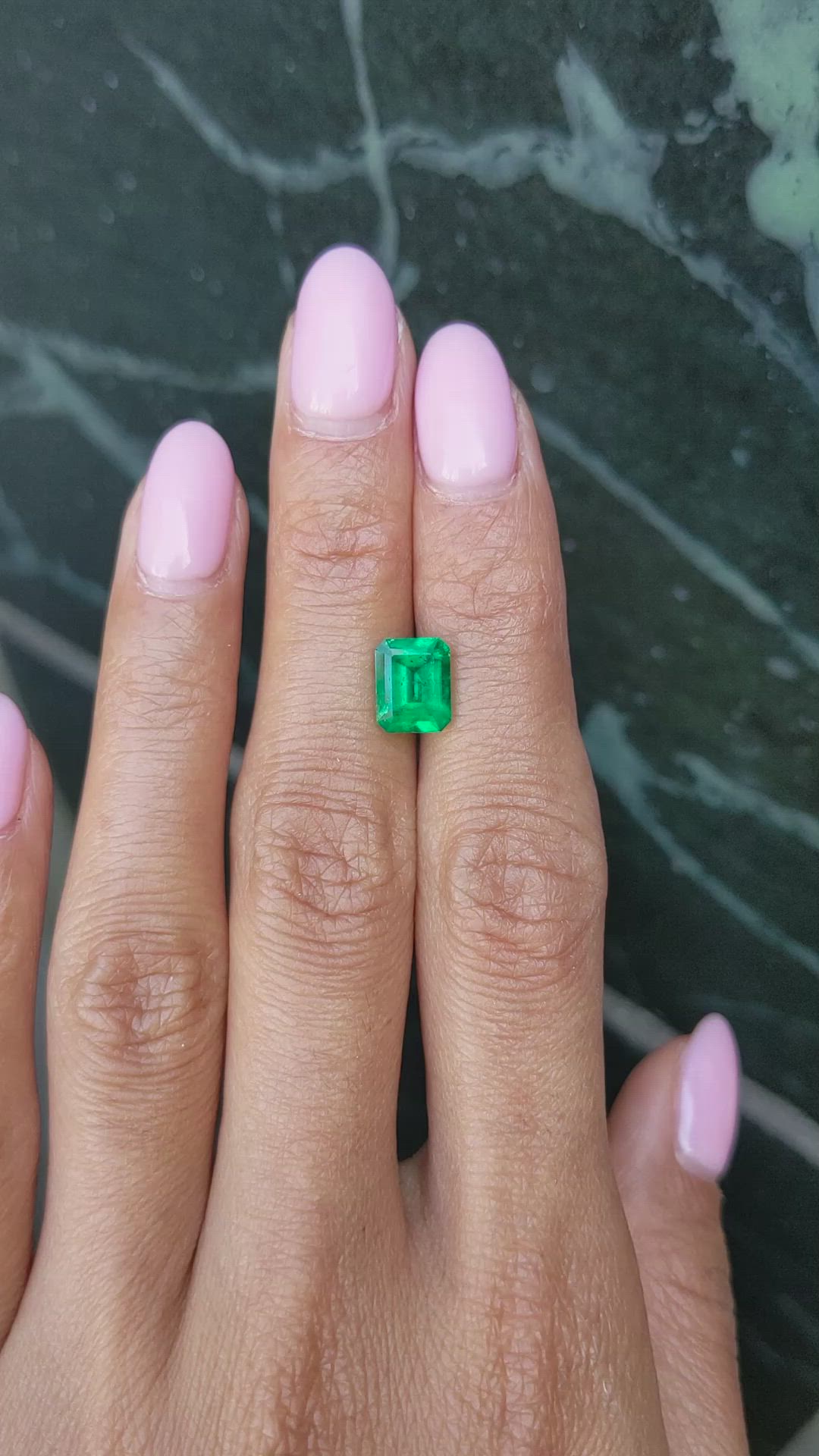 1.83 Ct. Emerald from Colombia Size Video