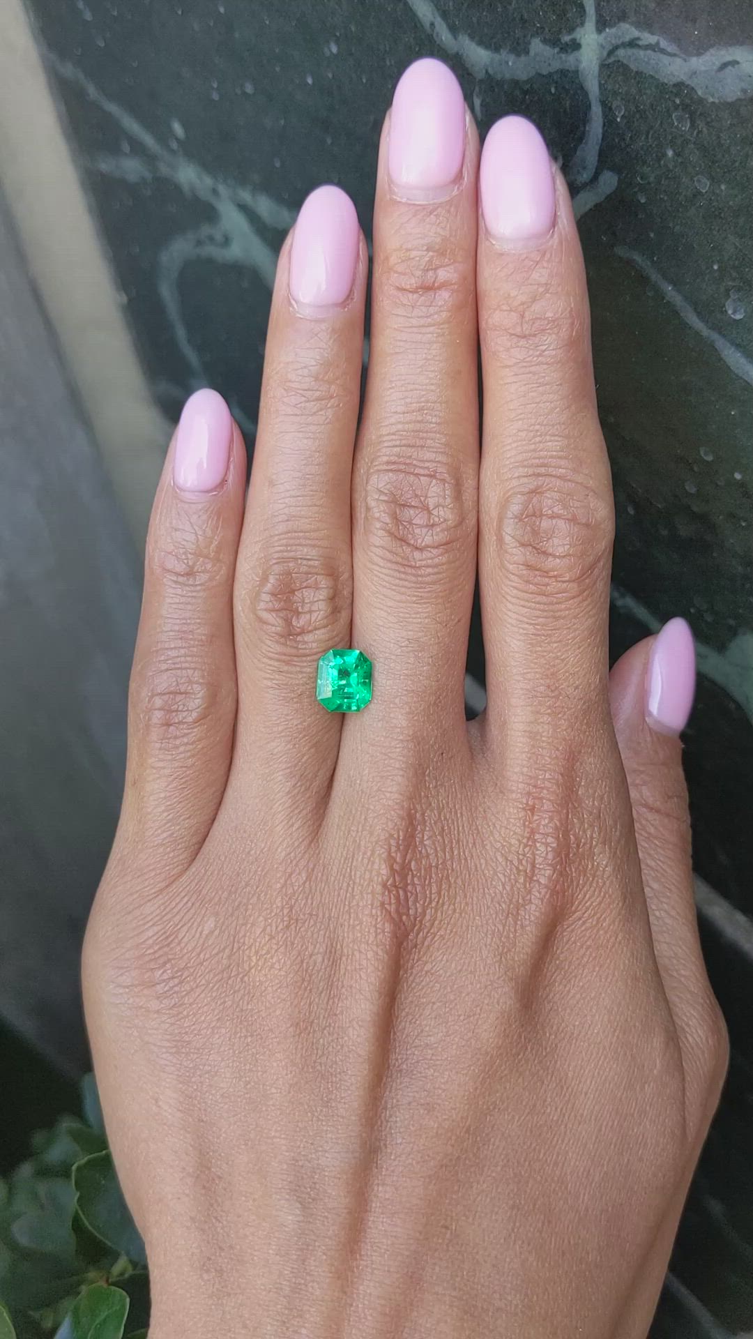1.51 Ct. Emerald from Colombia Size Video