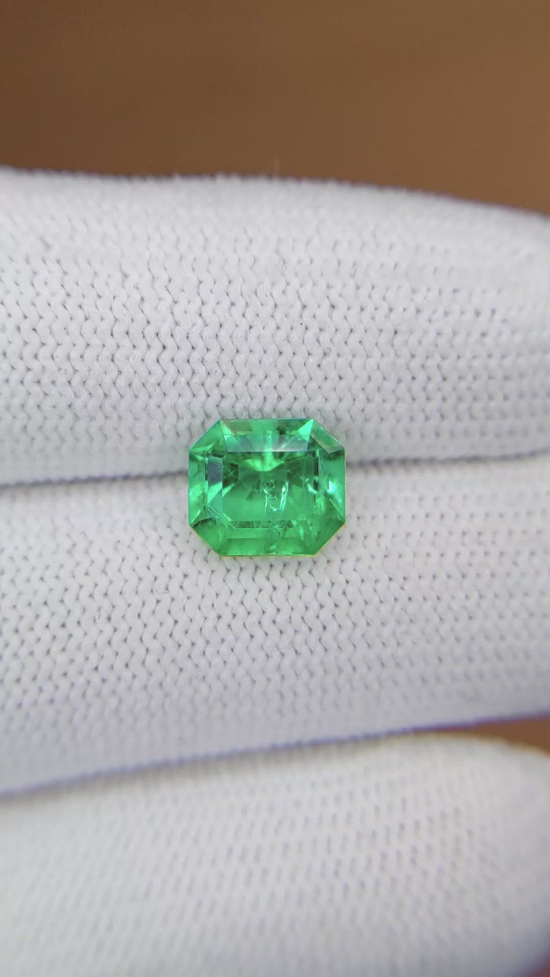 1.51 Ct. Emerald from Colombia Size Video