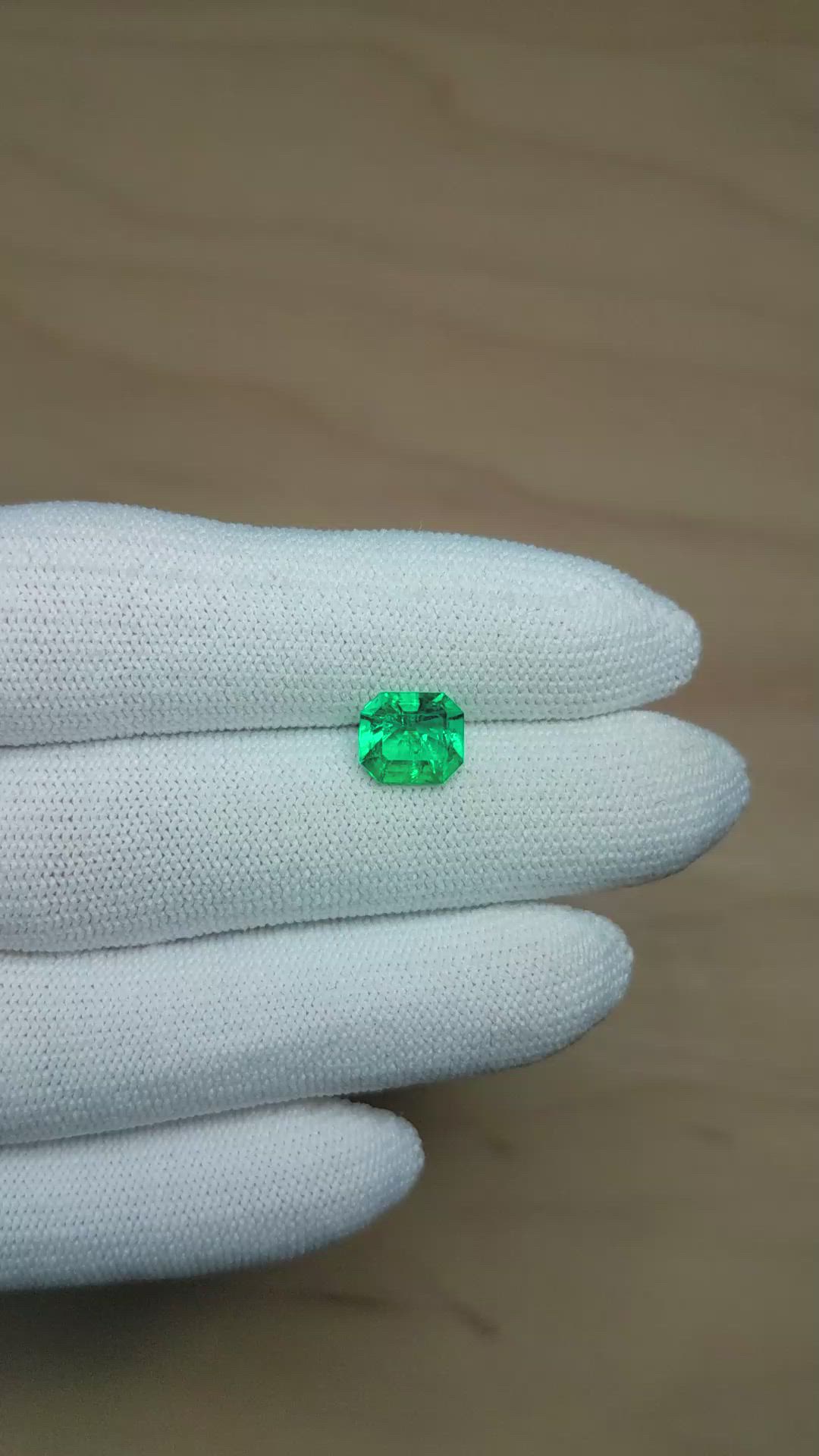 1.51 Ct. Emerald from Colombia Size Video