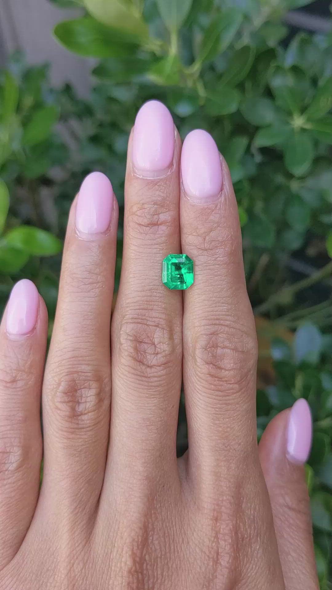 1.51 Ct. Emerald from Colombia Size Video