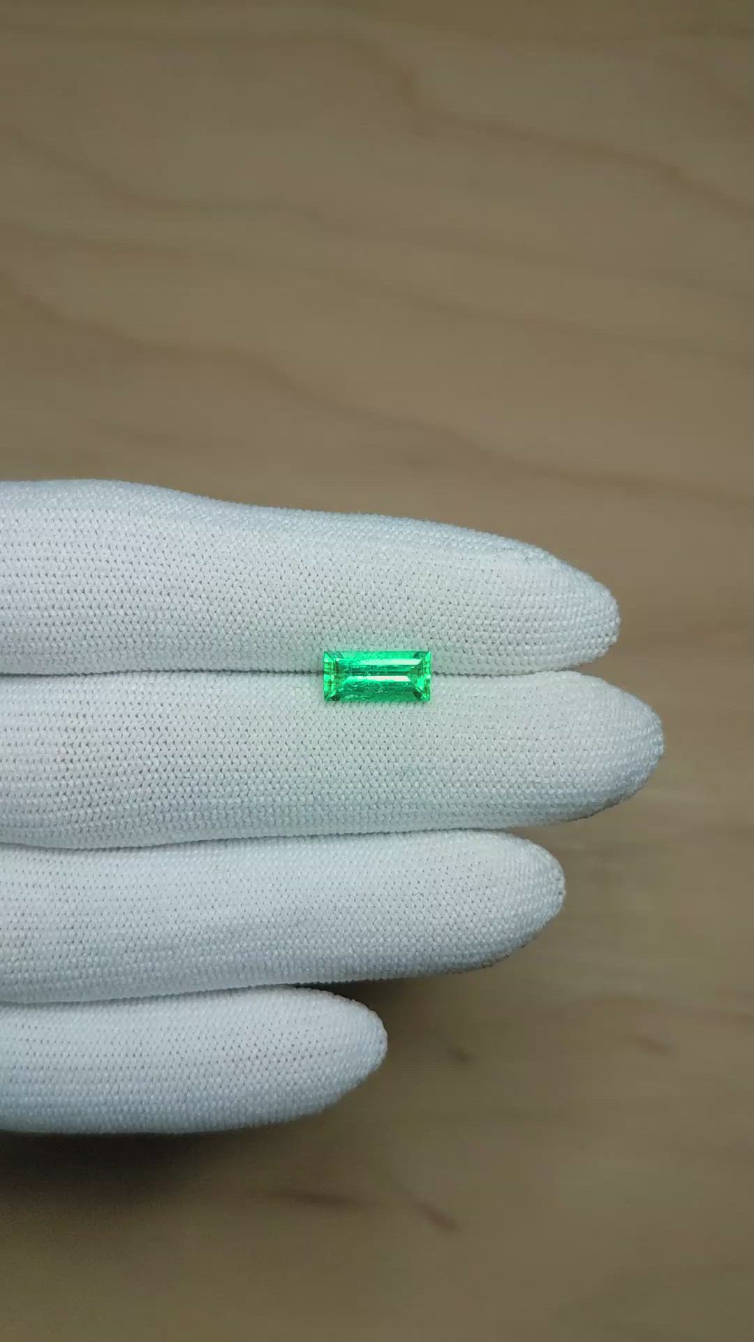 1.16 Ct. Emerald from Colombia Size Video