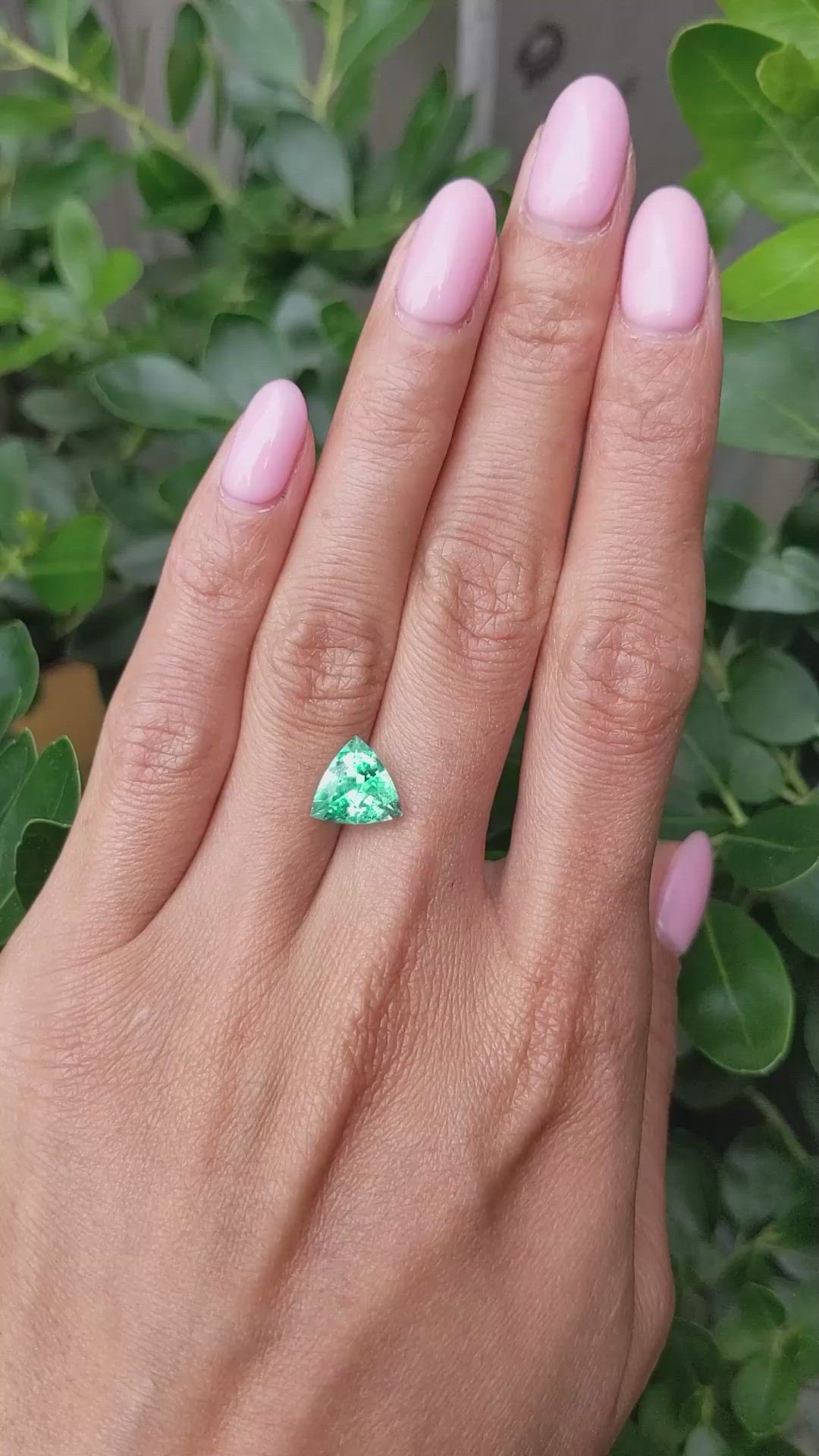 2.50 Ct. Emerald from Colombia Size Video