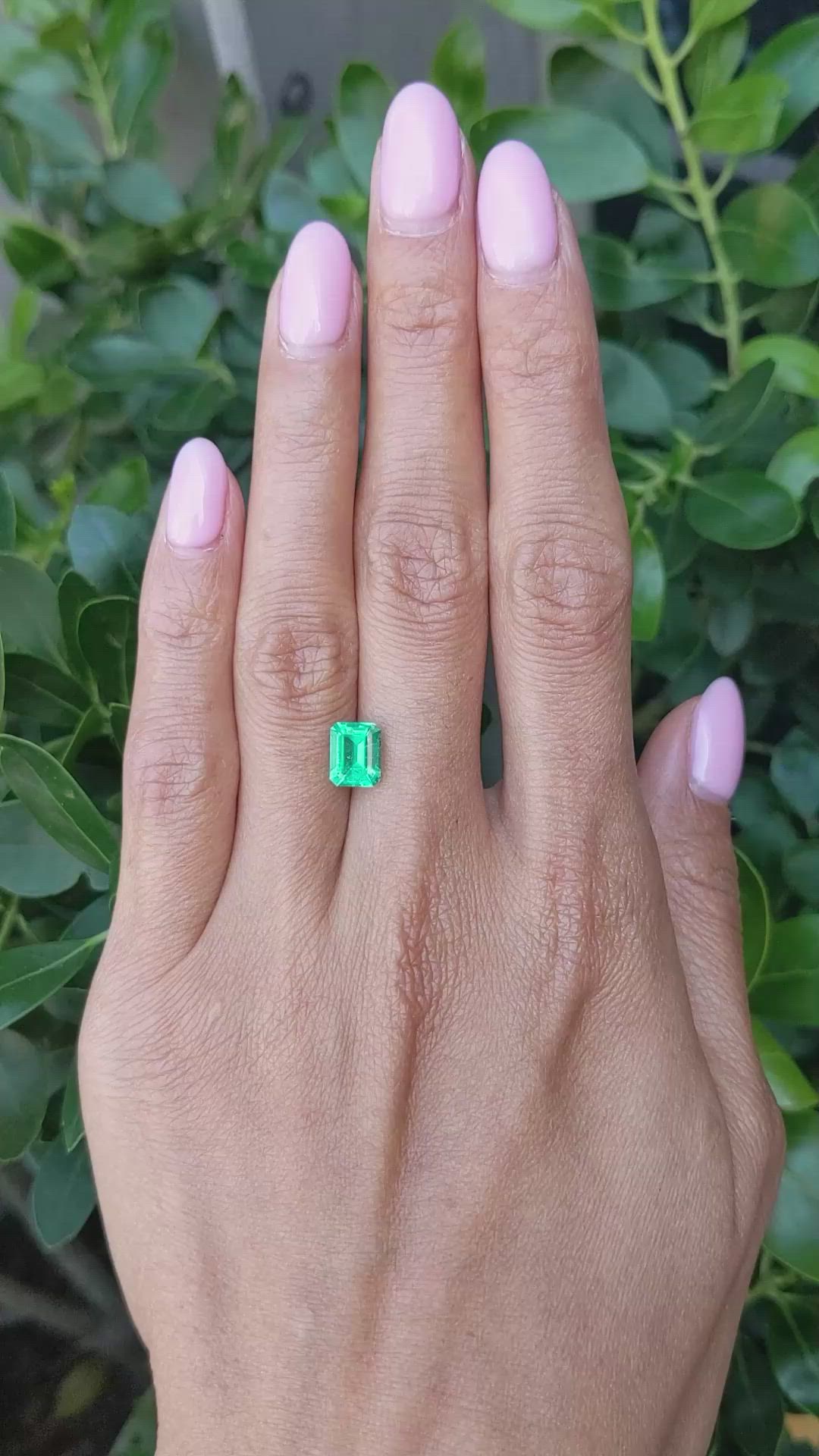 1.34 Ct. Emerald from Colombia Size Video