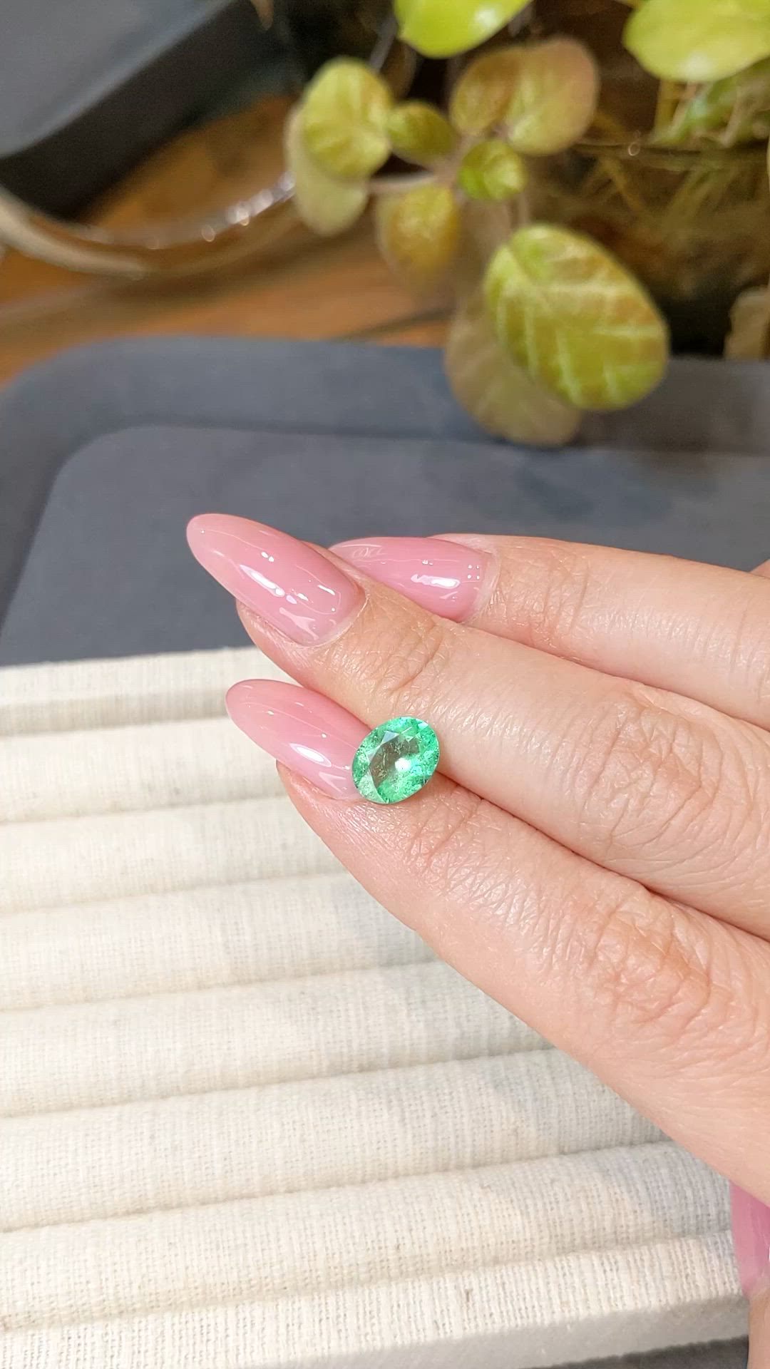 1.68 Ct. Emerald from Colombia Size Video