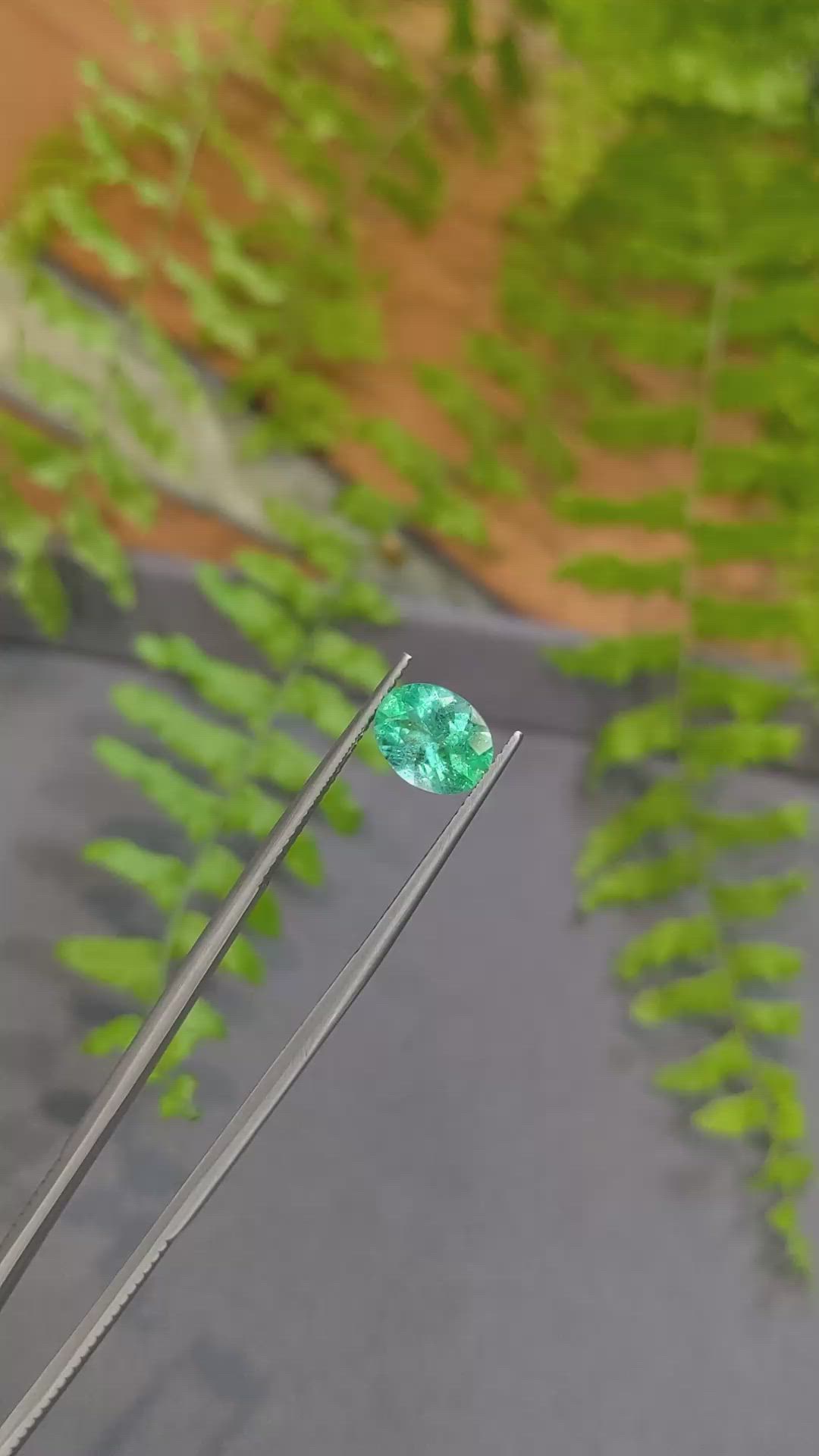 1.89 Ct. Emerald from Colombia Size Video