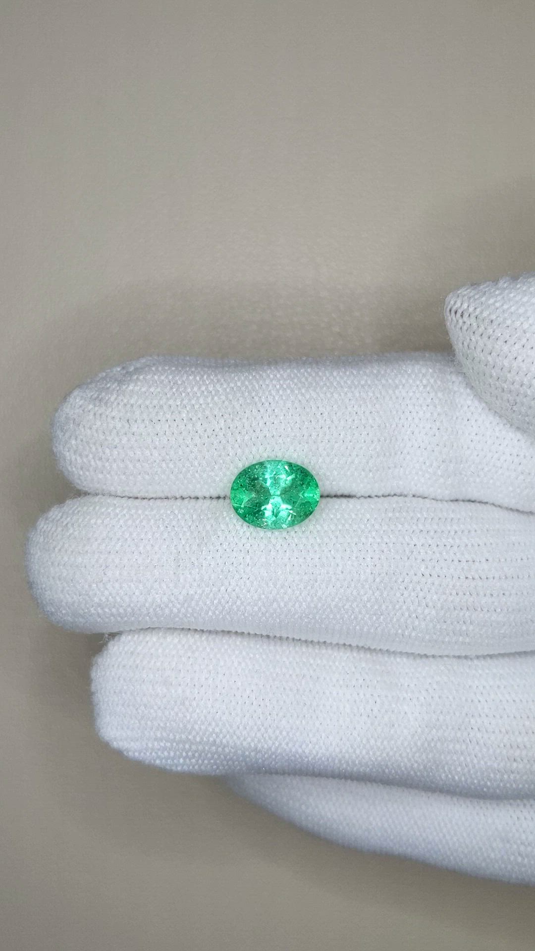 1.89 Ct. Emerald from Colombia Size Video