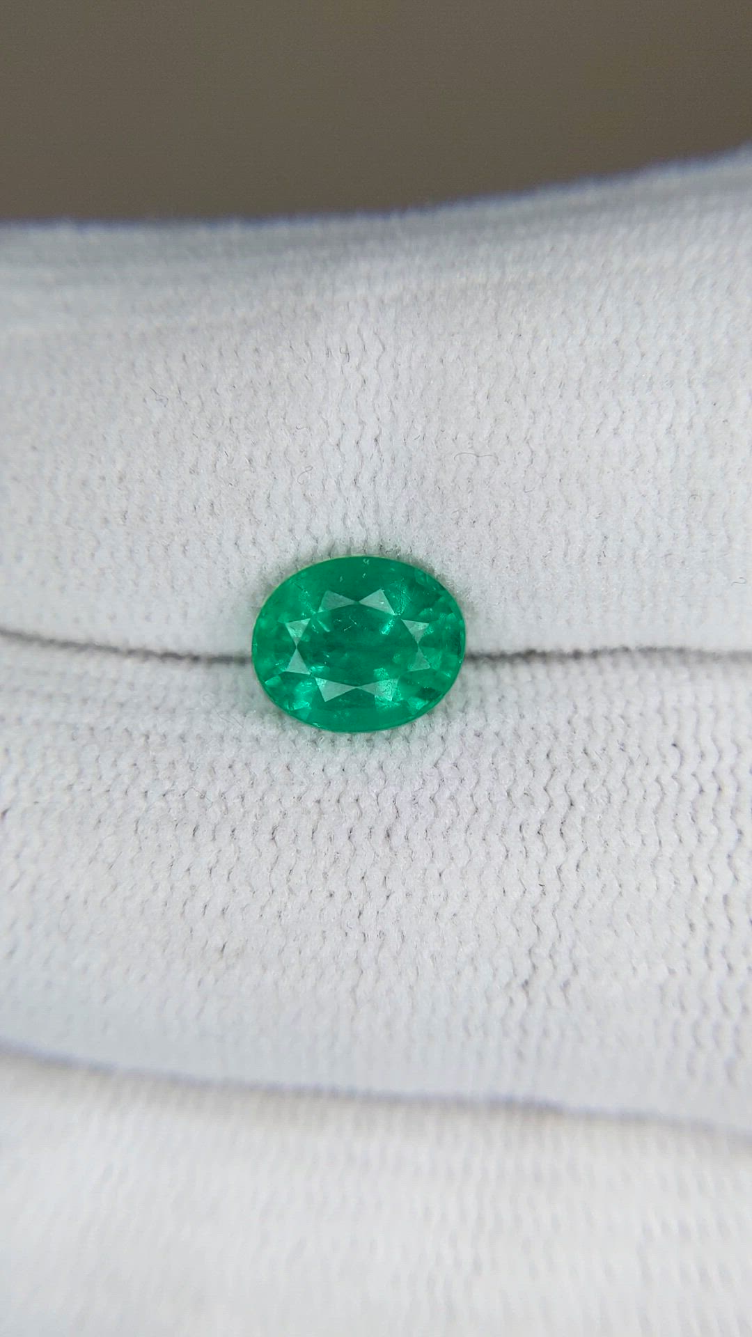 1.54 Ct. Emerald from Zambia Size Video