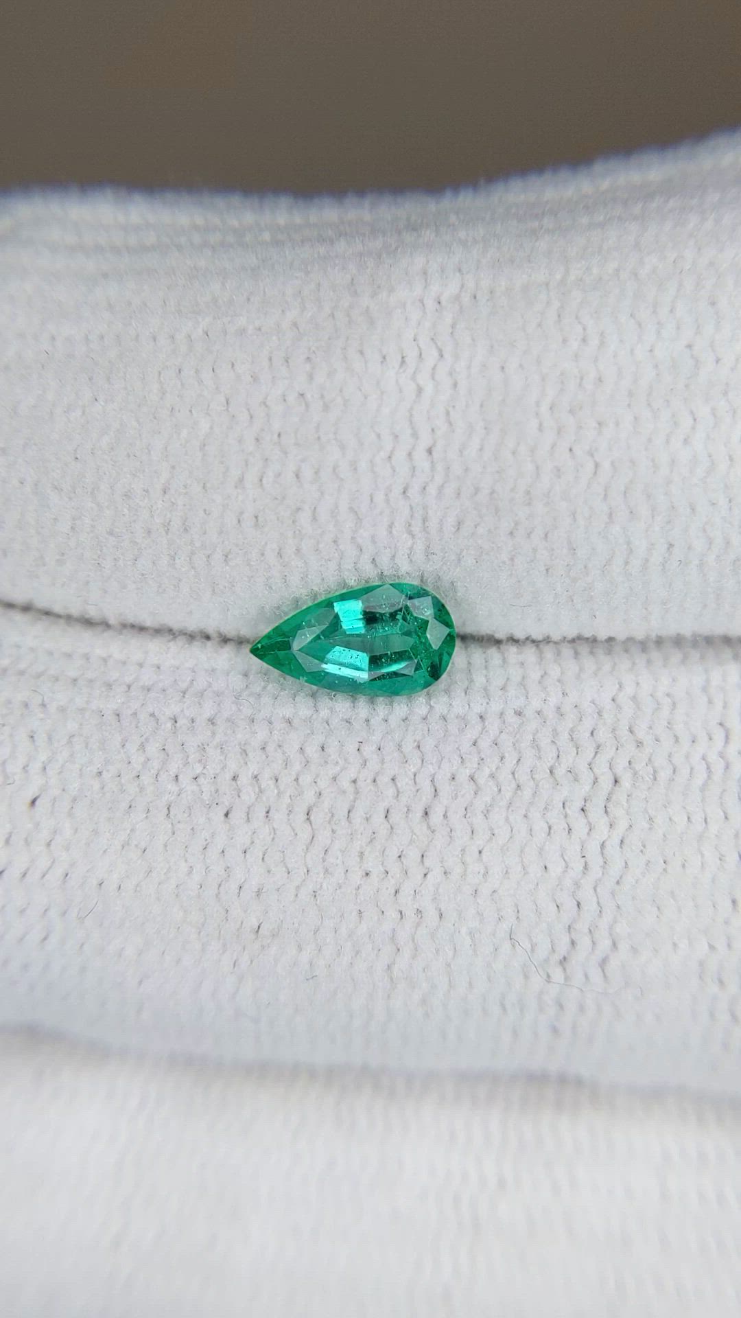 0.58 Ct. Emerald from Zambia Size Video
