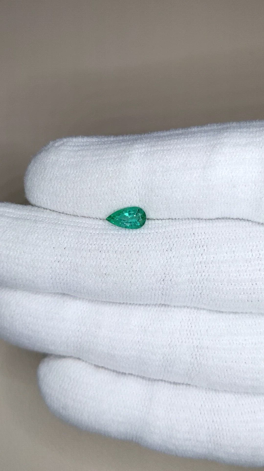 0.58 Ct. Emerald from Zambia Size Video
