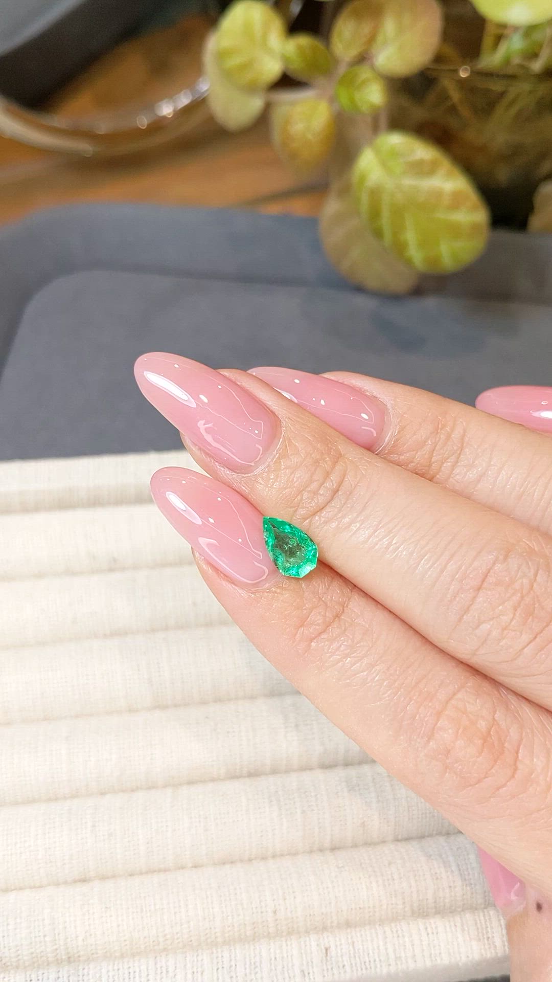 1.08 Ct. Emerald from Colombia Size Video