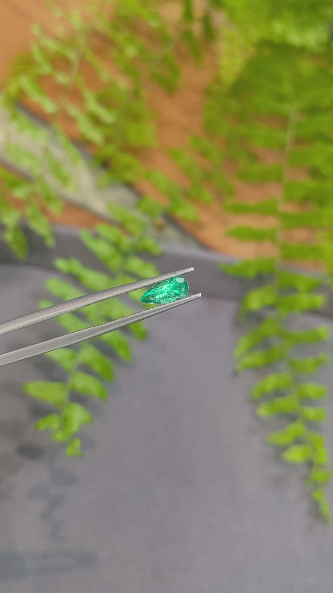 0.70 Ct. Emerald from Colombia Size Video