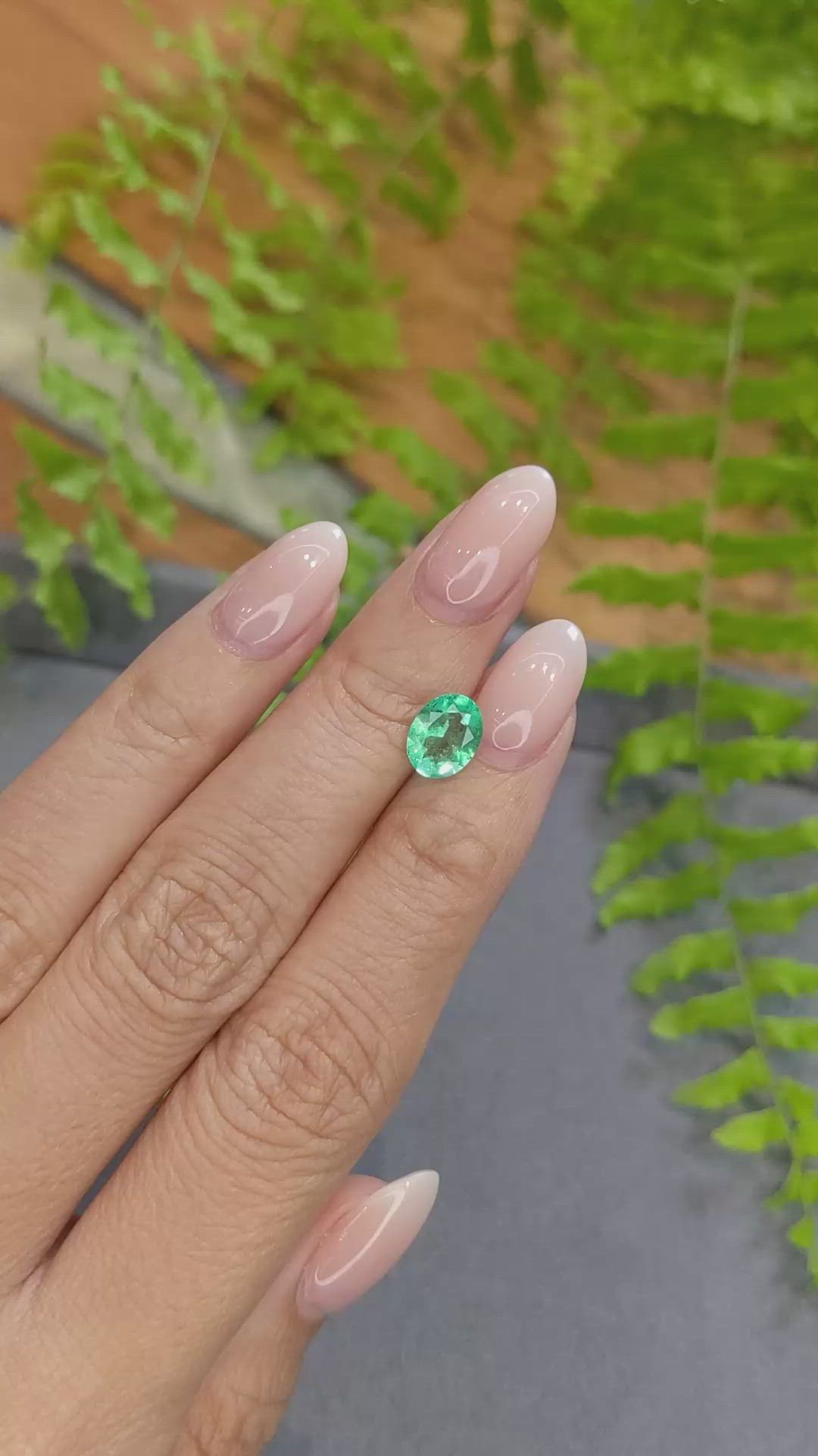 1.17 Ct. Emerald from Colombia Size Video