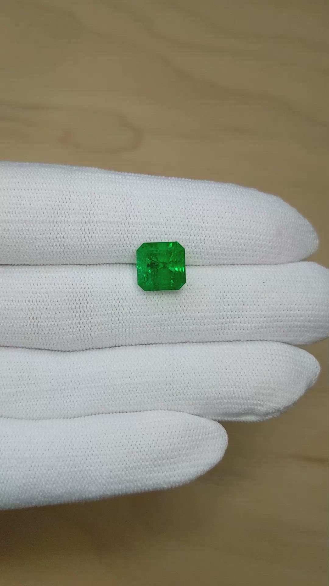 4.82 Ct. Emerald from Zambia Size Video