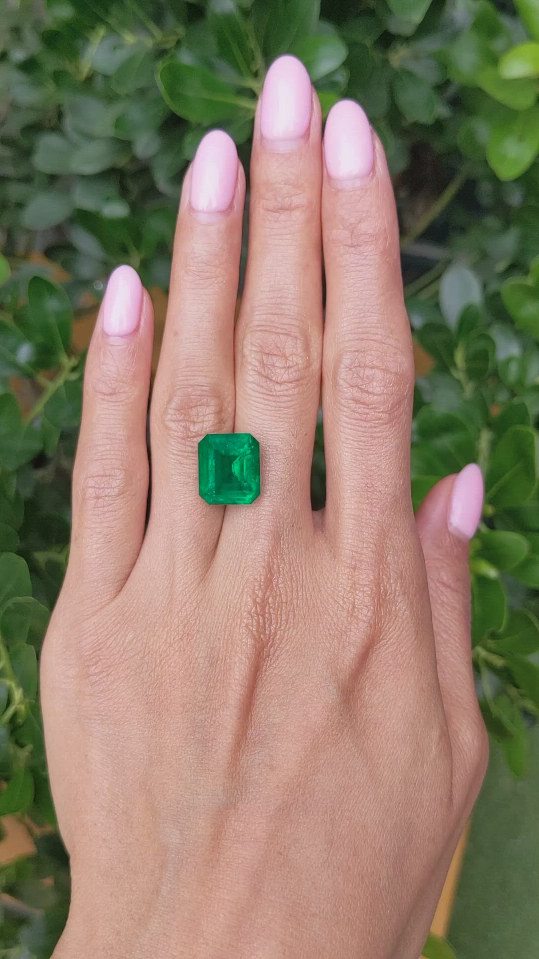 8.05 Ct. Emerald from Ethiopia Size Video