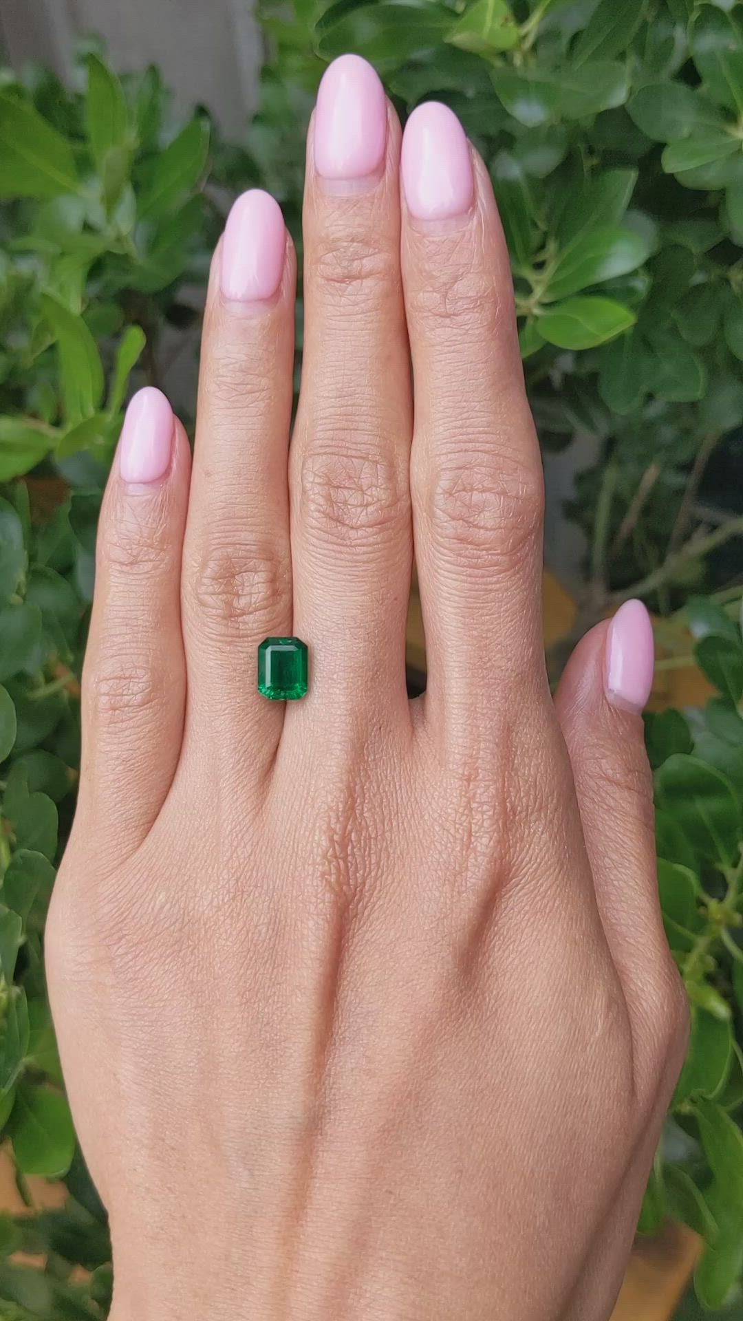 2.29 Ct. Emerald from Zambia Size Video