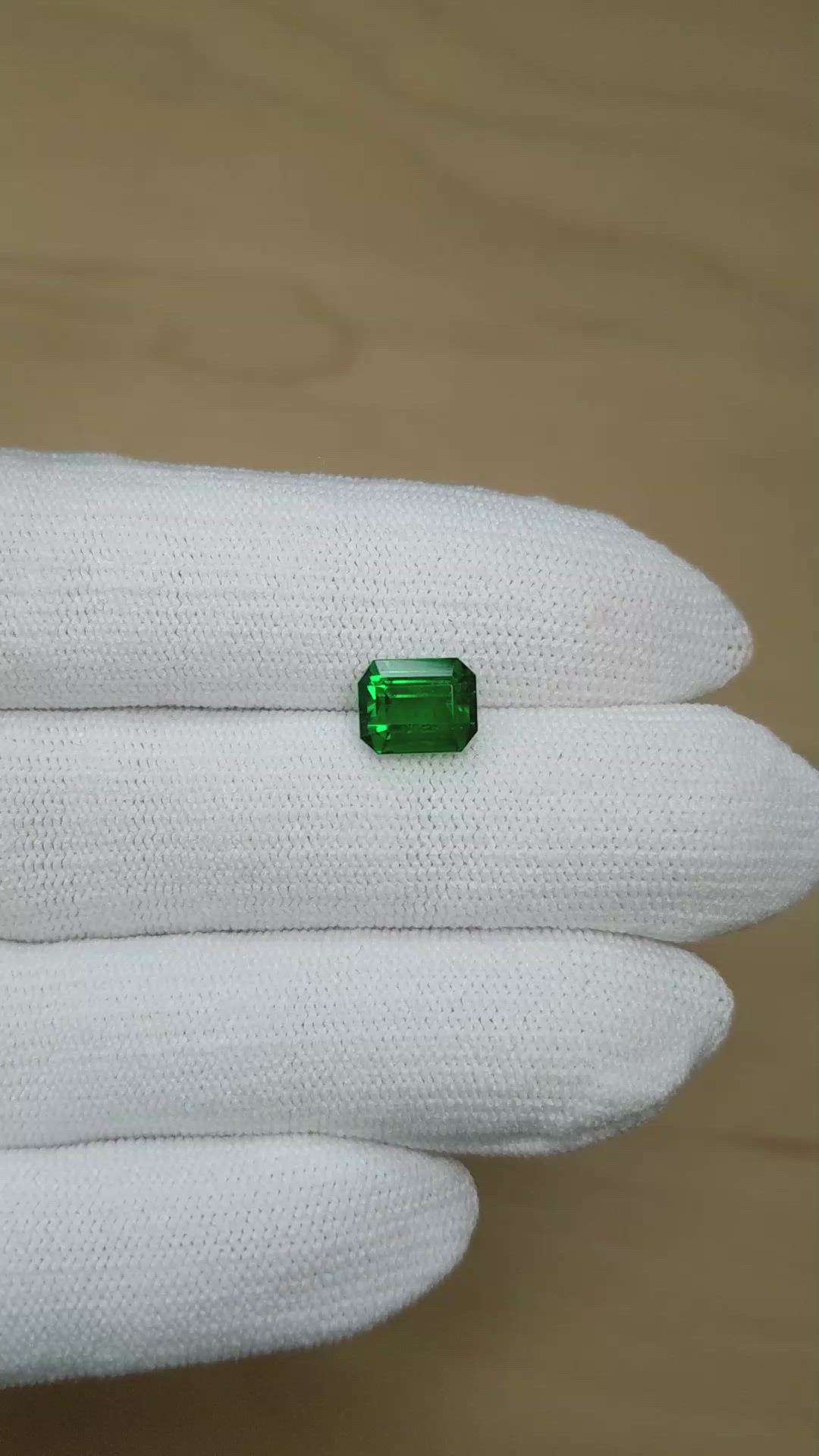 2.29 Ct. Emerald from Zambia Size Video
