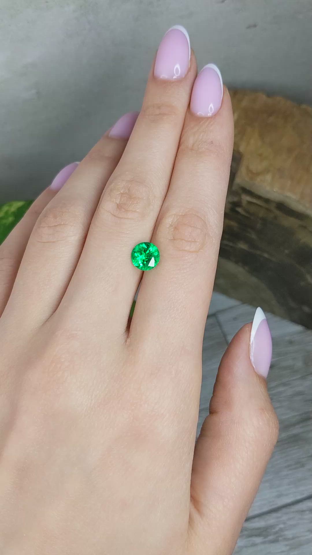 1.45 Ct. Emerald from Colombia Size Video
