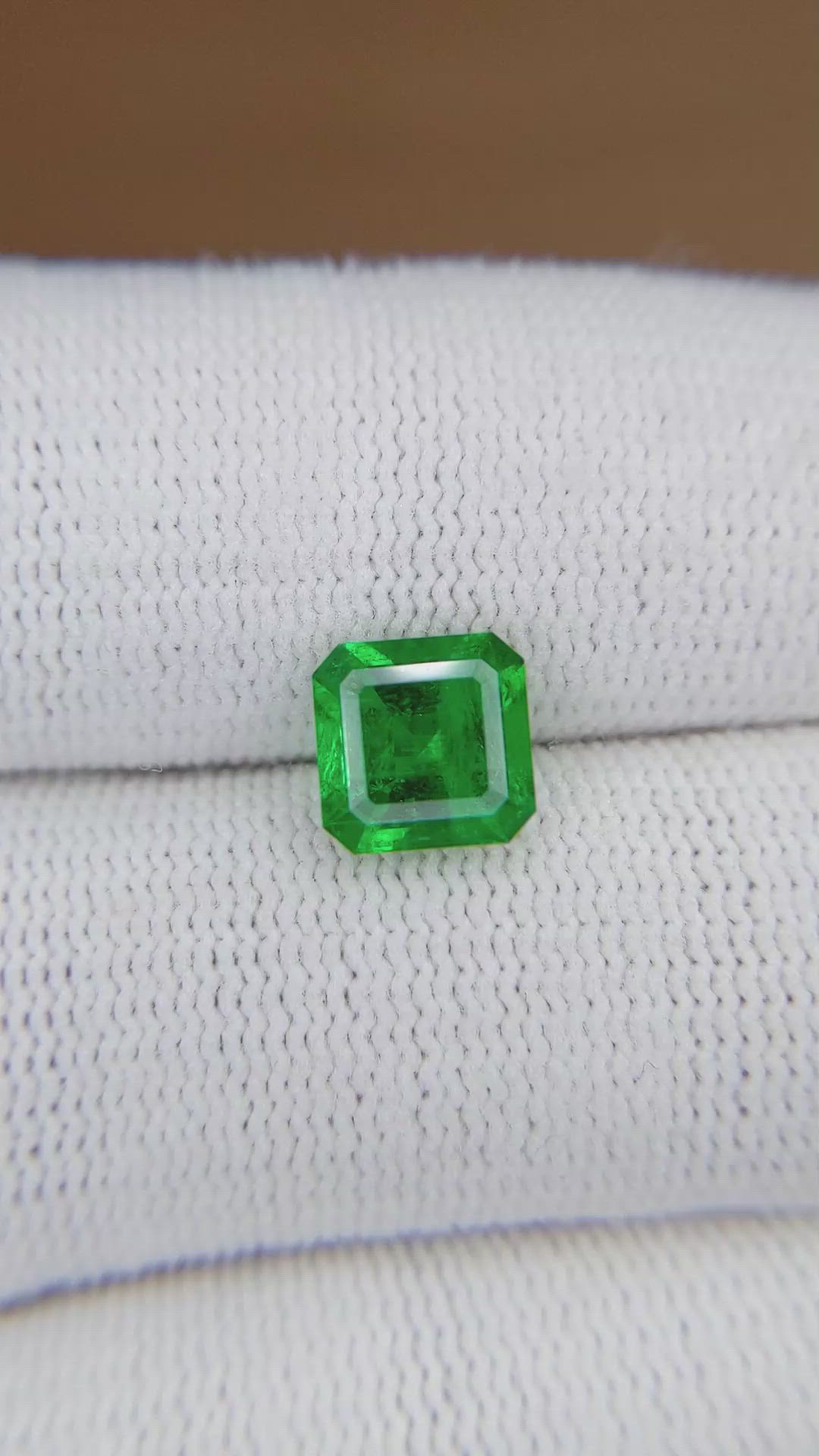 1.62 Ct. Emerald from Colombia Size Video