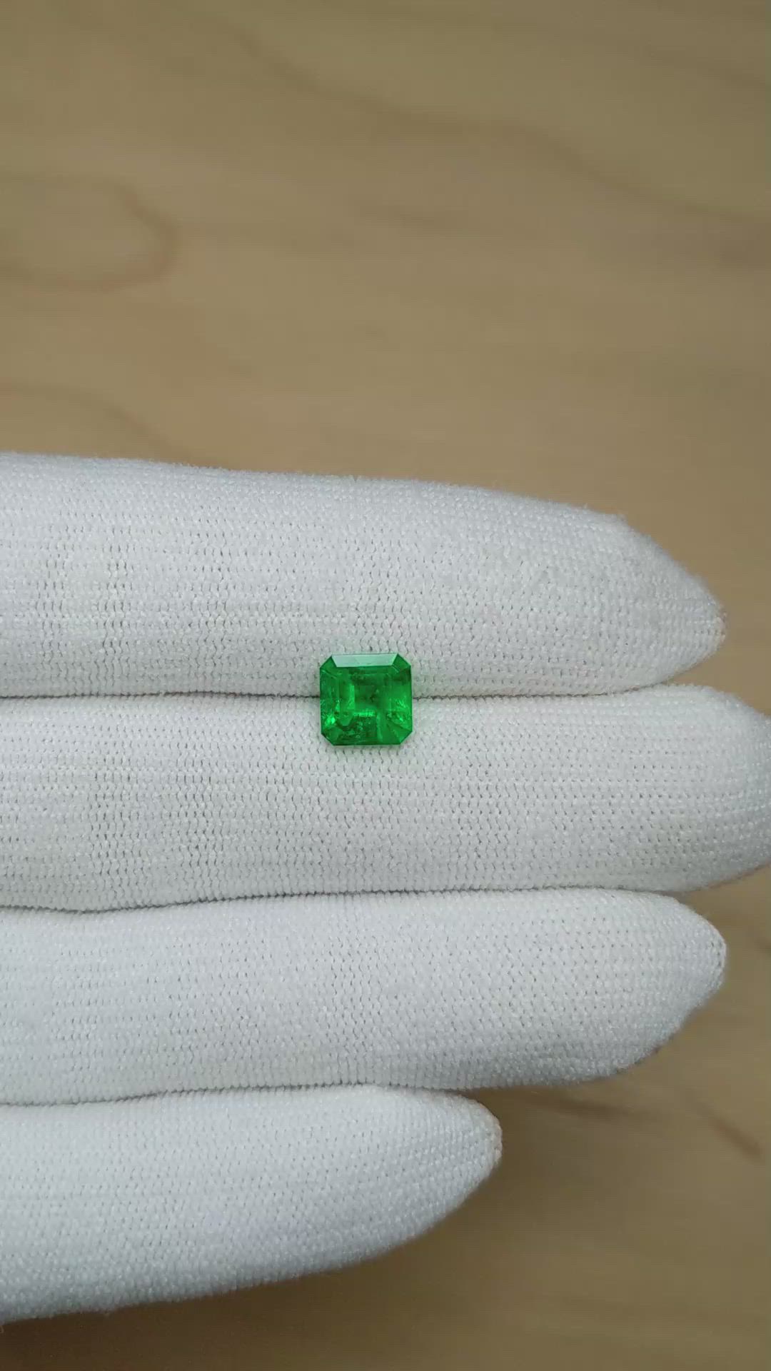 1.62 Ct. Emerald from Colombia Size Video