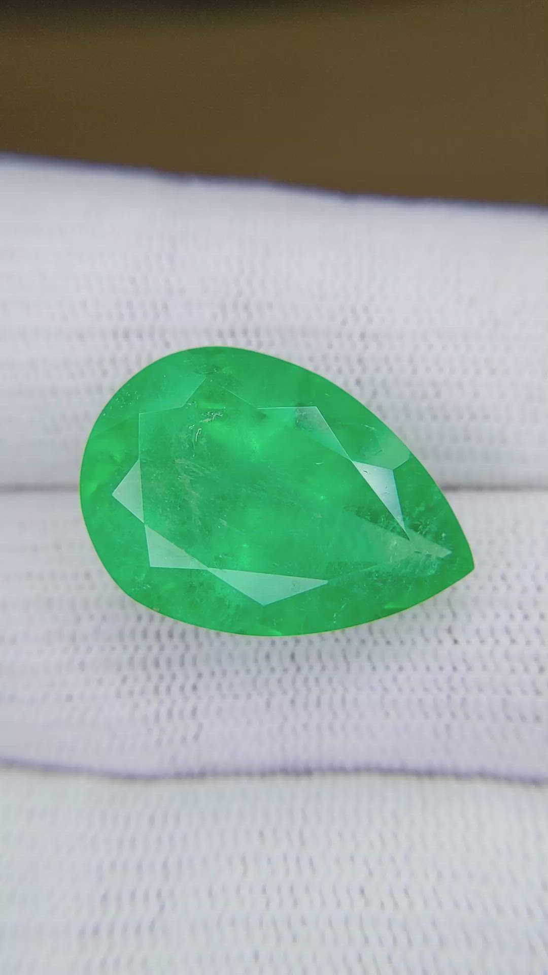 16.90 Ct. Emerald from Colombia Size Video