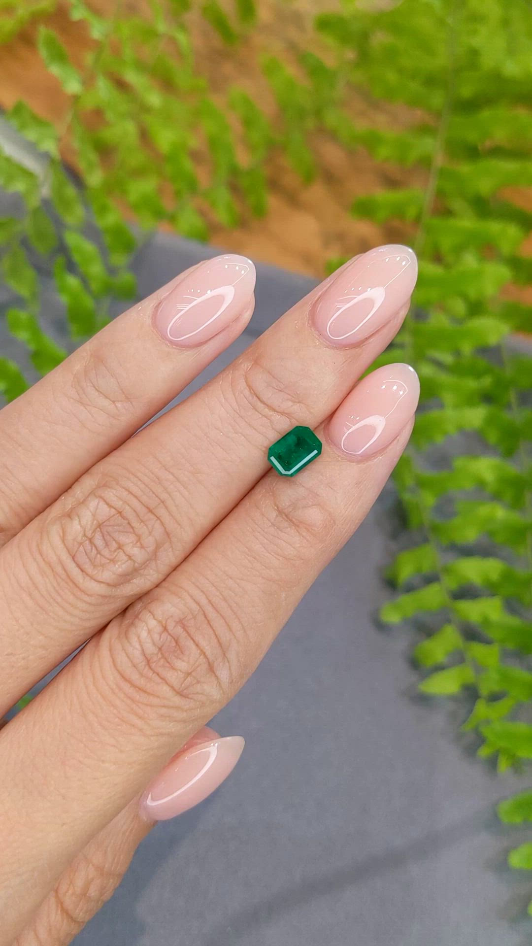 0.75 Ct. Emerald from Afghanistan Size Video