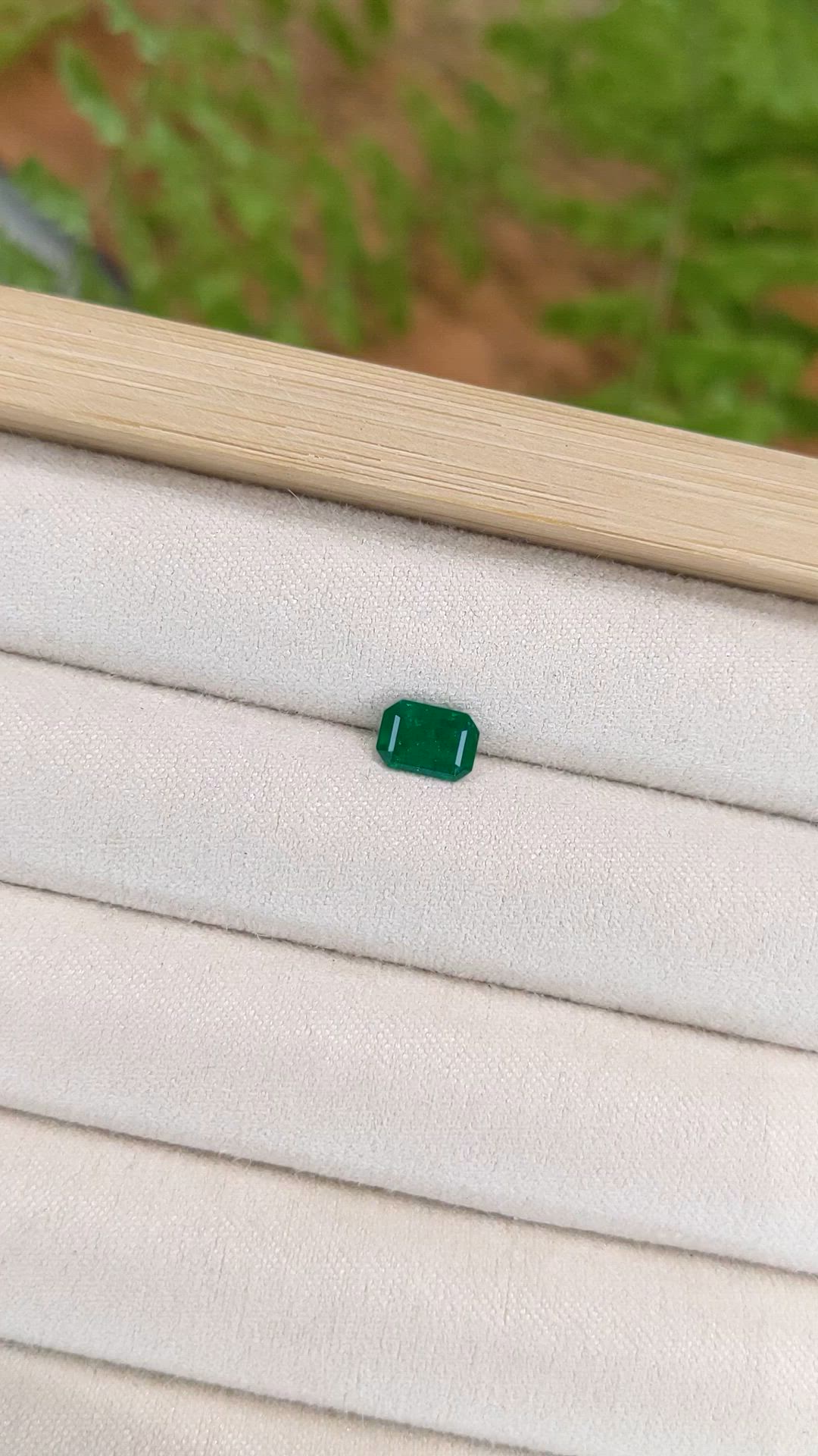 0.75 Ct. Emerald from Afghanistan Size Video