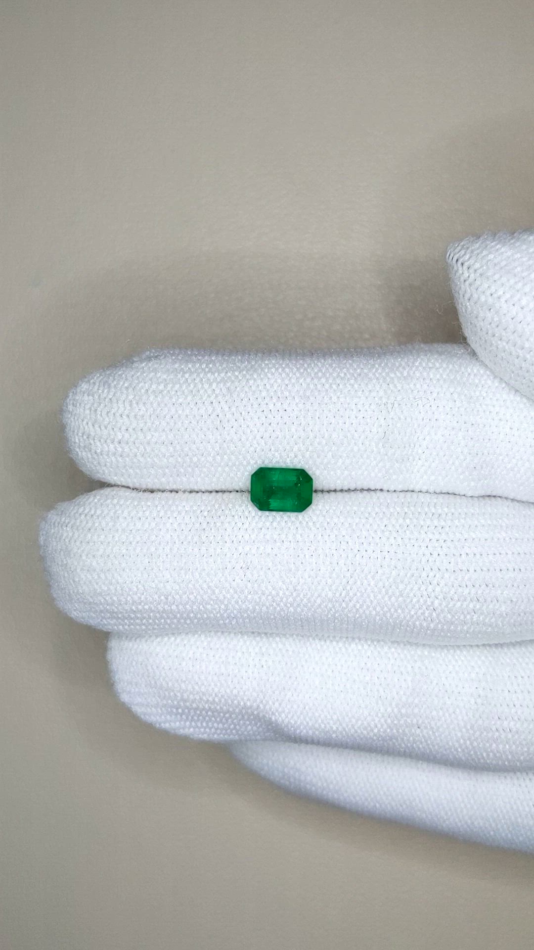 0.75 Ct. Emerald from Afghanistan Size Video