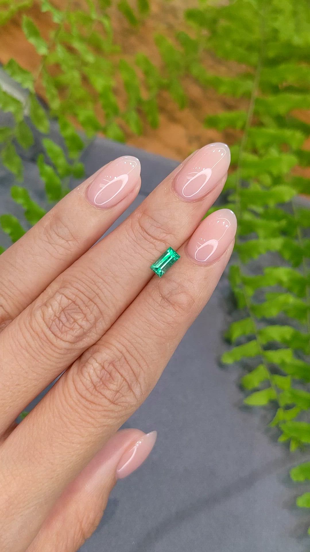 0.52 Ct. Emerald from Afghanistan Size Video
