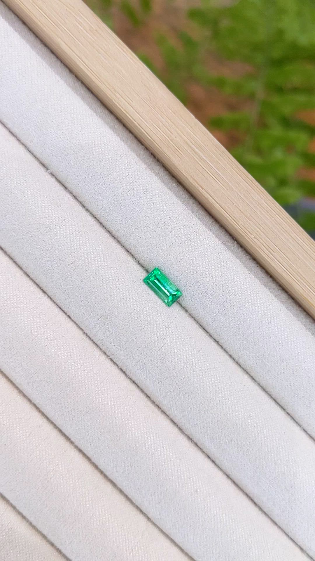 0.52 Ct. Emerald from Afghanistan Size Video