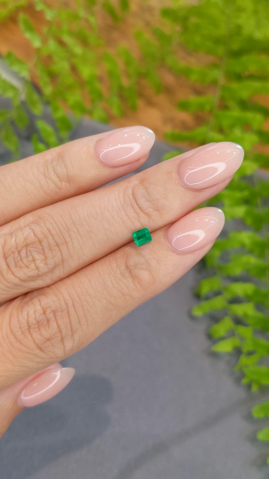 0.24 Ct. Emerald from Afghanistan Size Video