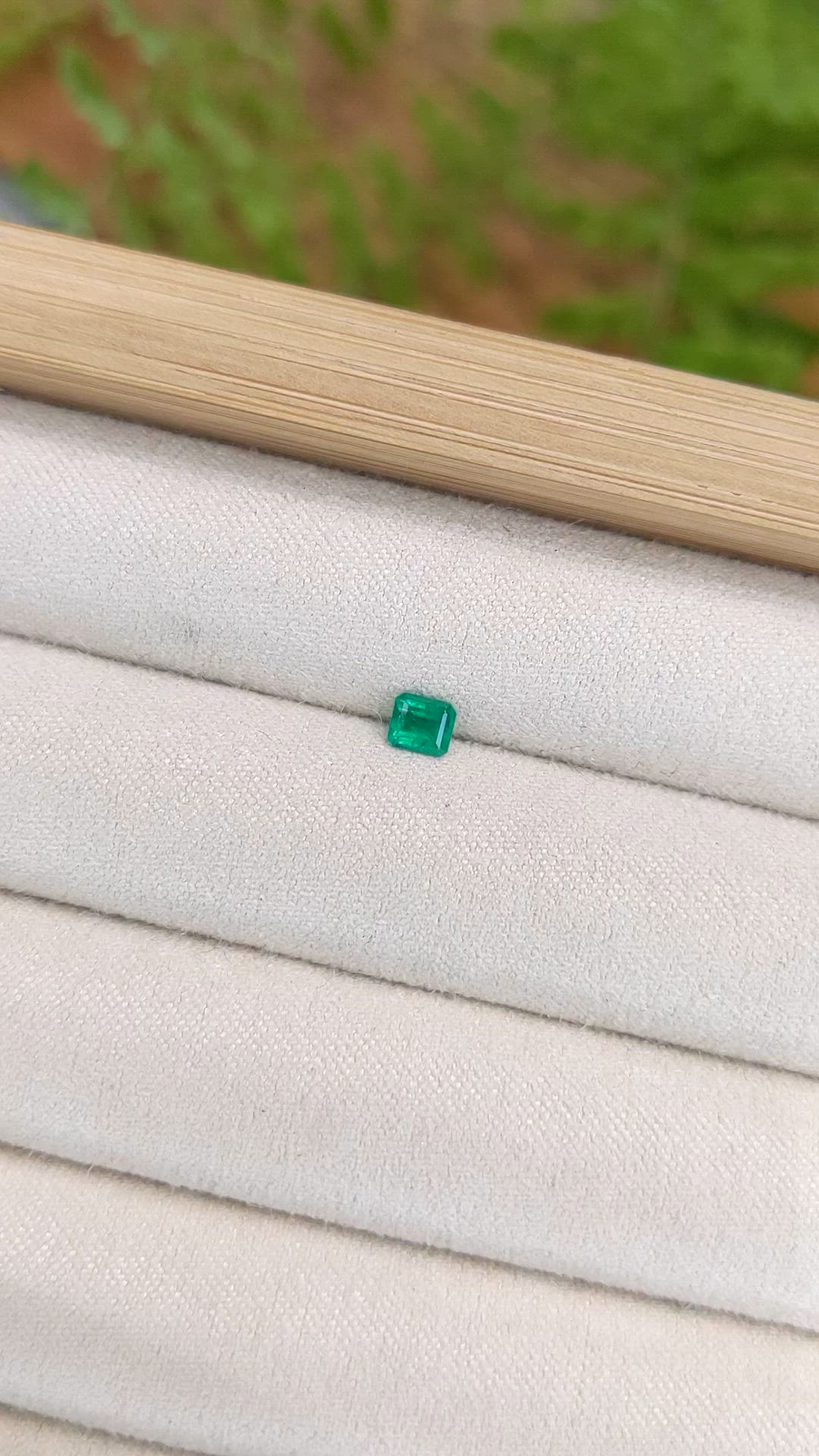 0.24 Ct. Emerald from Afghanistan Size Video