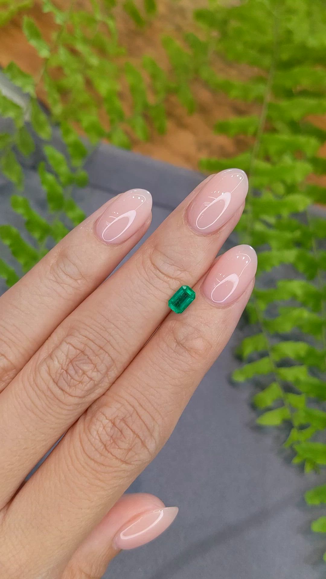0.52 Ct. Emerald from Afghanistan Size Video