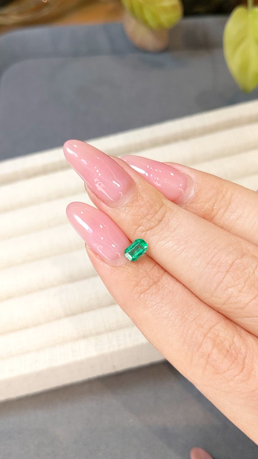 0.47 Ct. Emerald from Afghanistan Size Video