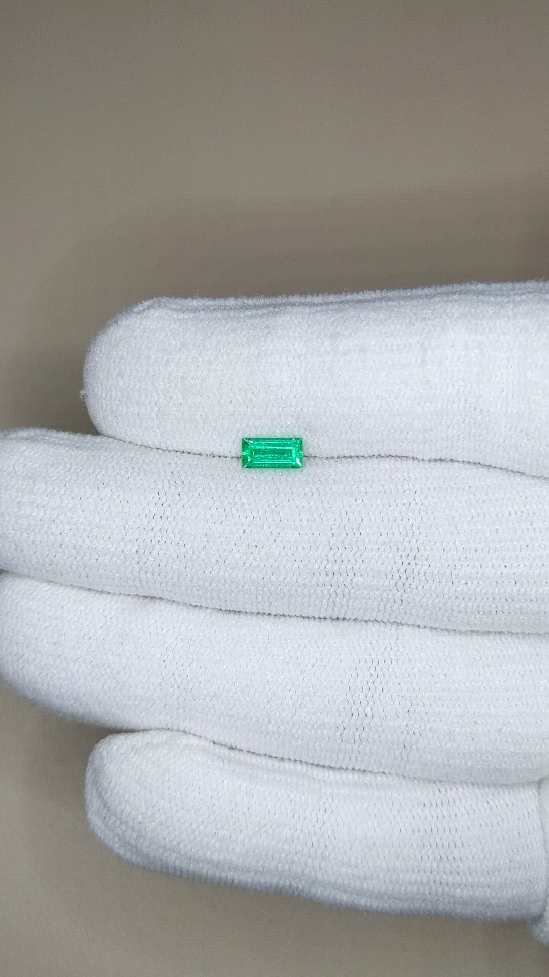 0.39 Ct. Emerald from Afghanistan Size Video