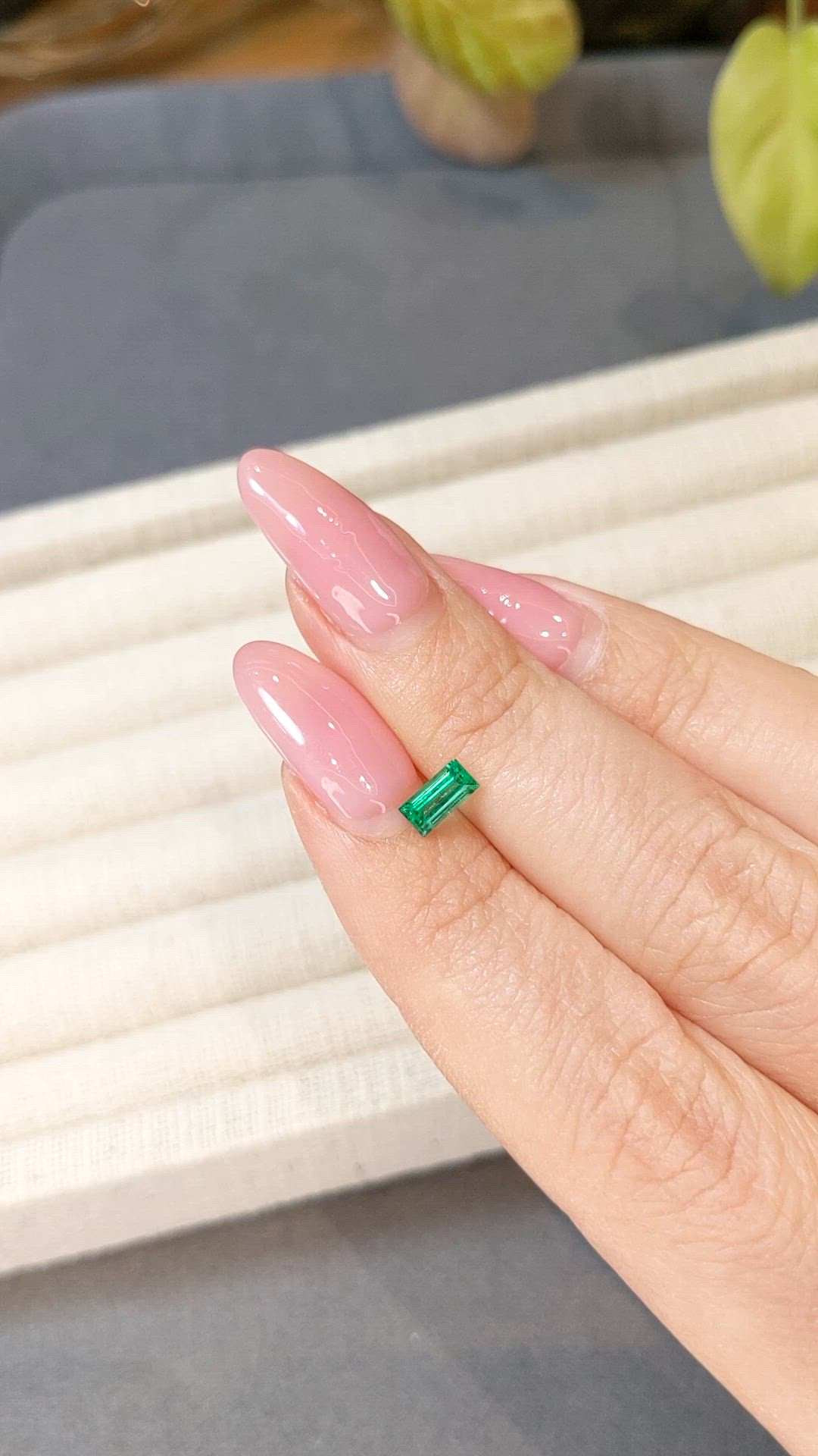 0.39 Ct. Emerald from Afghanistan Size Video