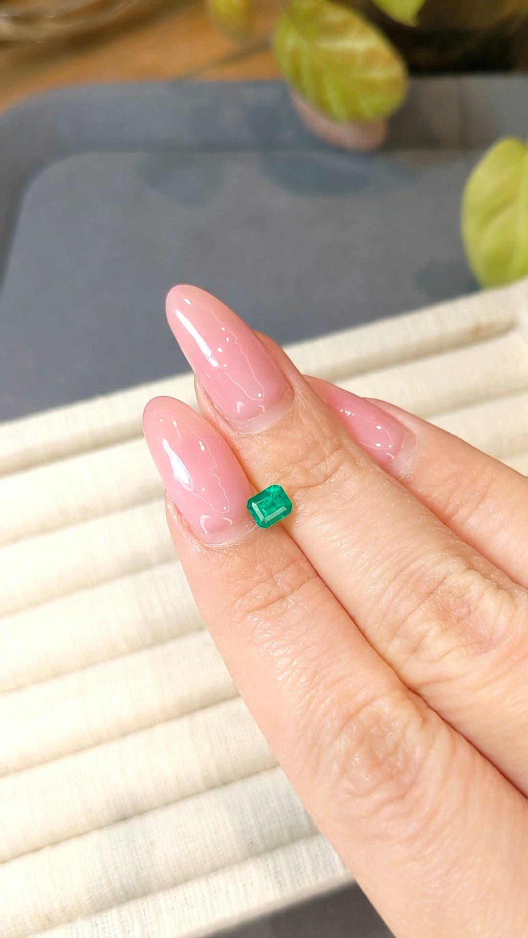 0.50 Ct. Emerald from Afghanistan Size Video
