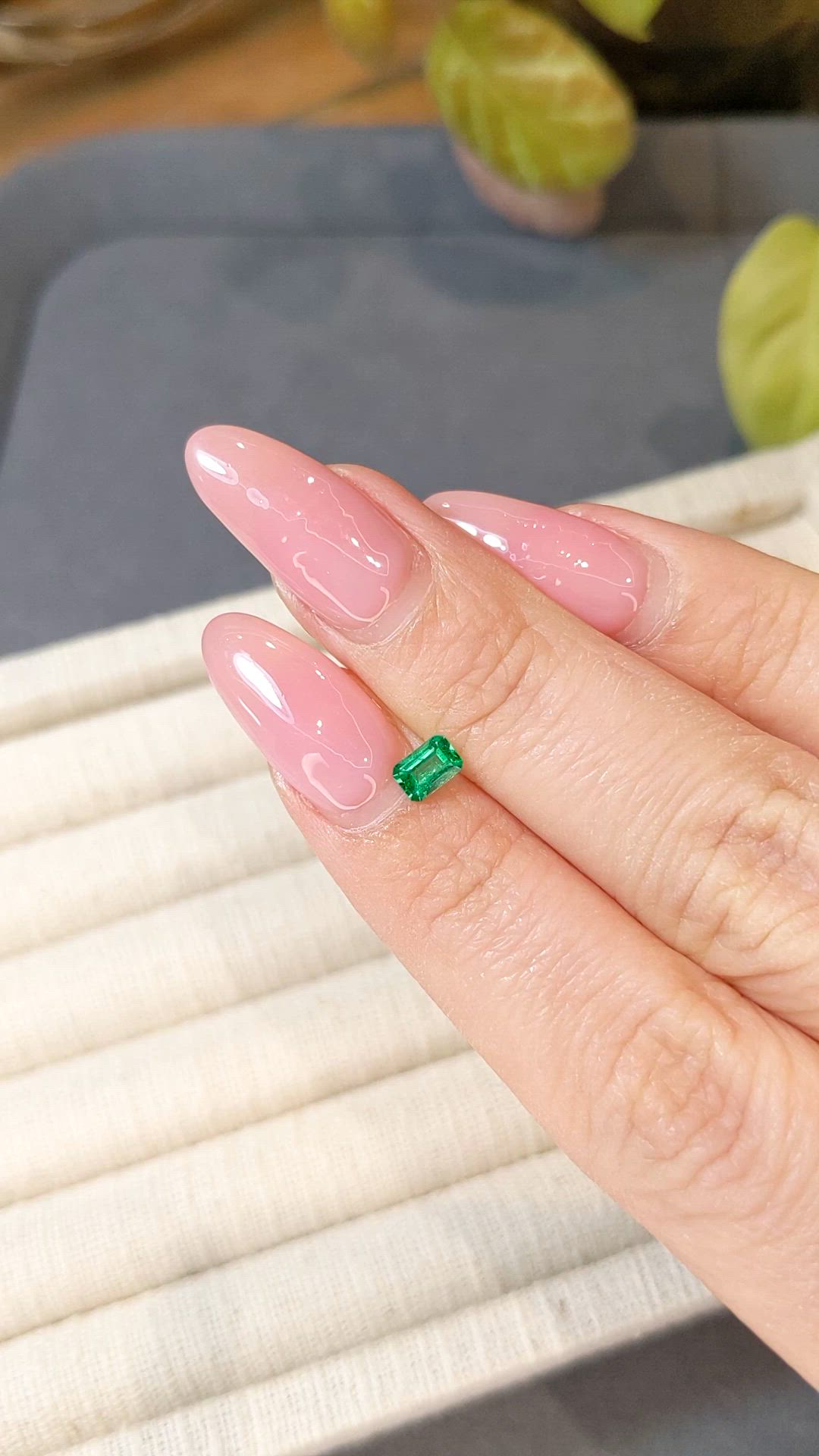 0.29 Ct. Emerald from Afghanistan Size Video