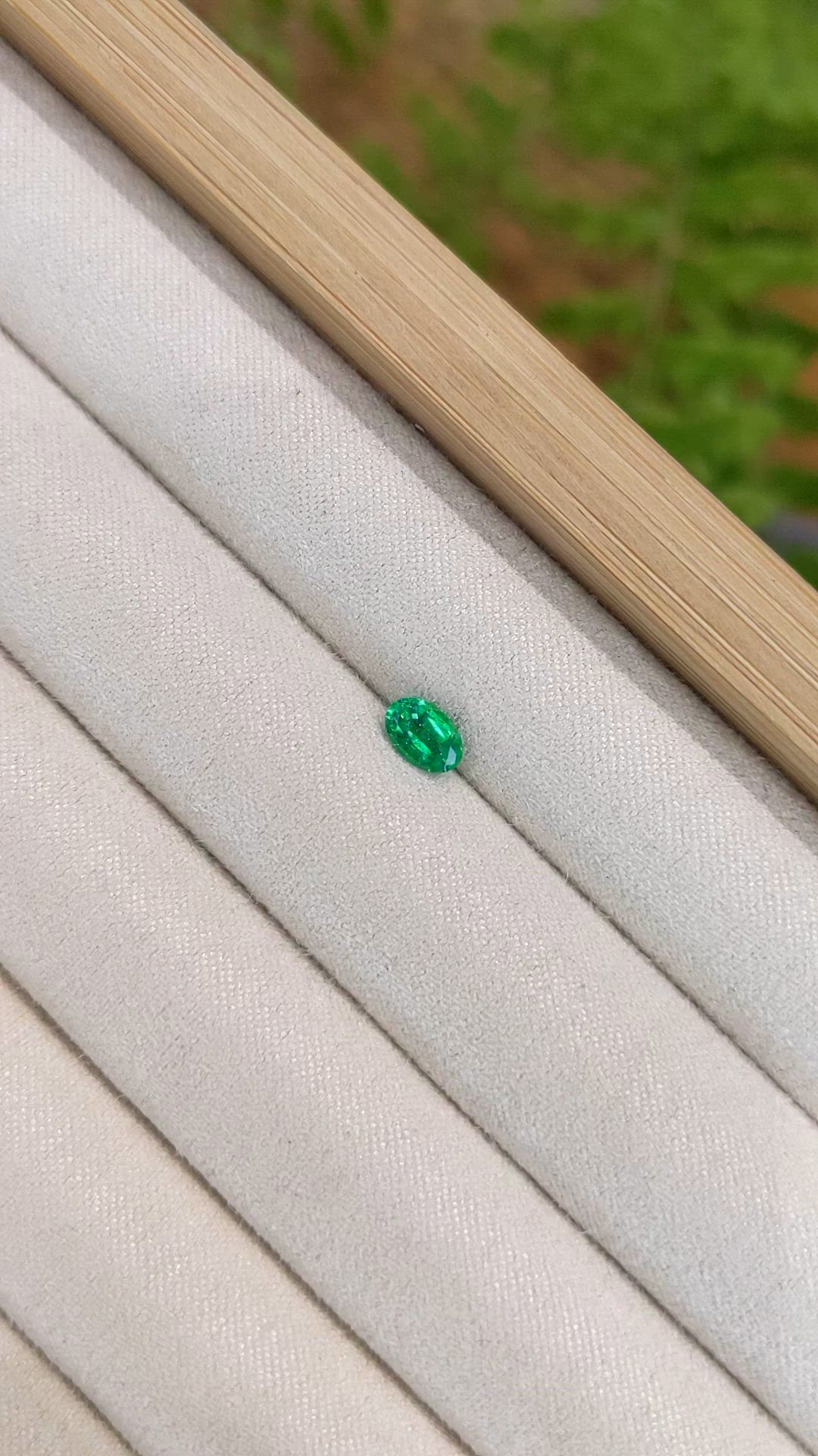 0.43 Ct. Emerald from Afghanistan Size Video