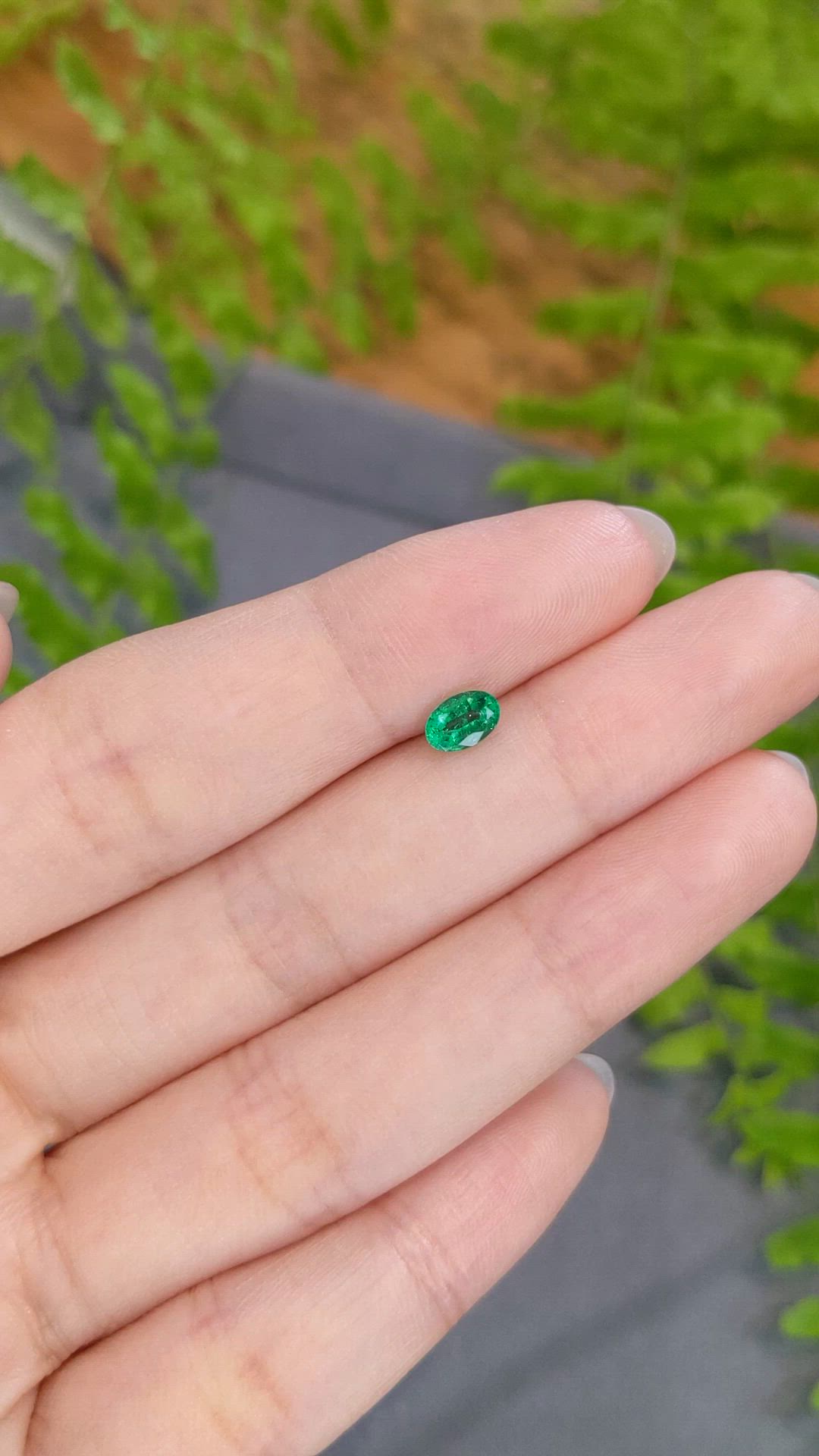0.43 Ct. Emerald from Afghanistan Size Video