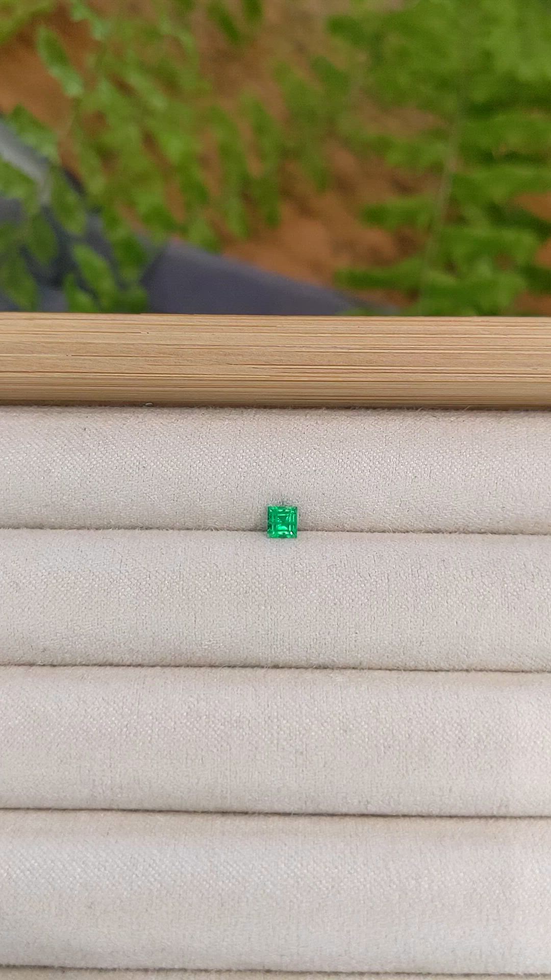 0.18 Ct. Emerald from Afghanistan Size Video