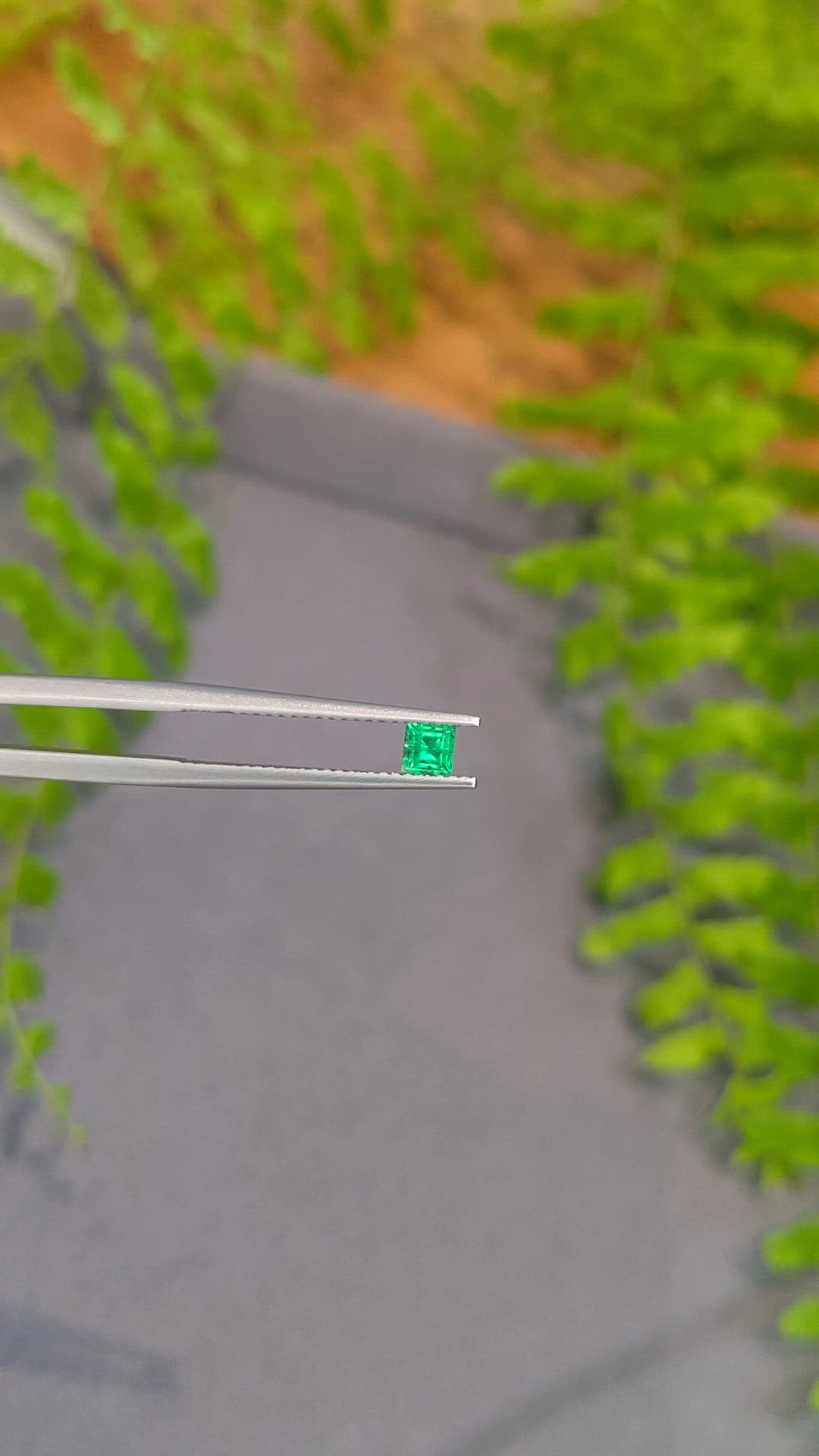 0.18 Ct. Emerald from Afghanistan Size Video