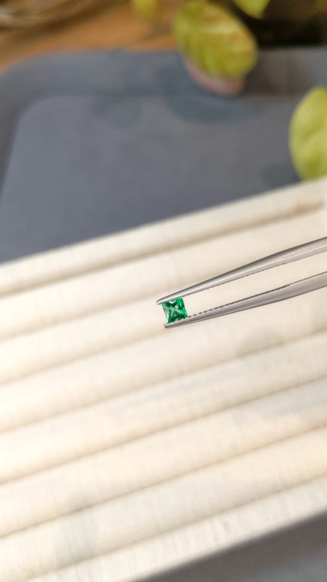 0.14 Ct. Emerald from Afghanistan Size Video
