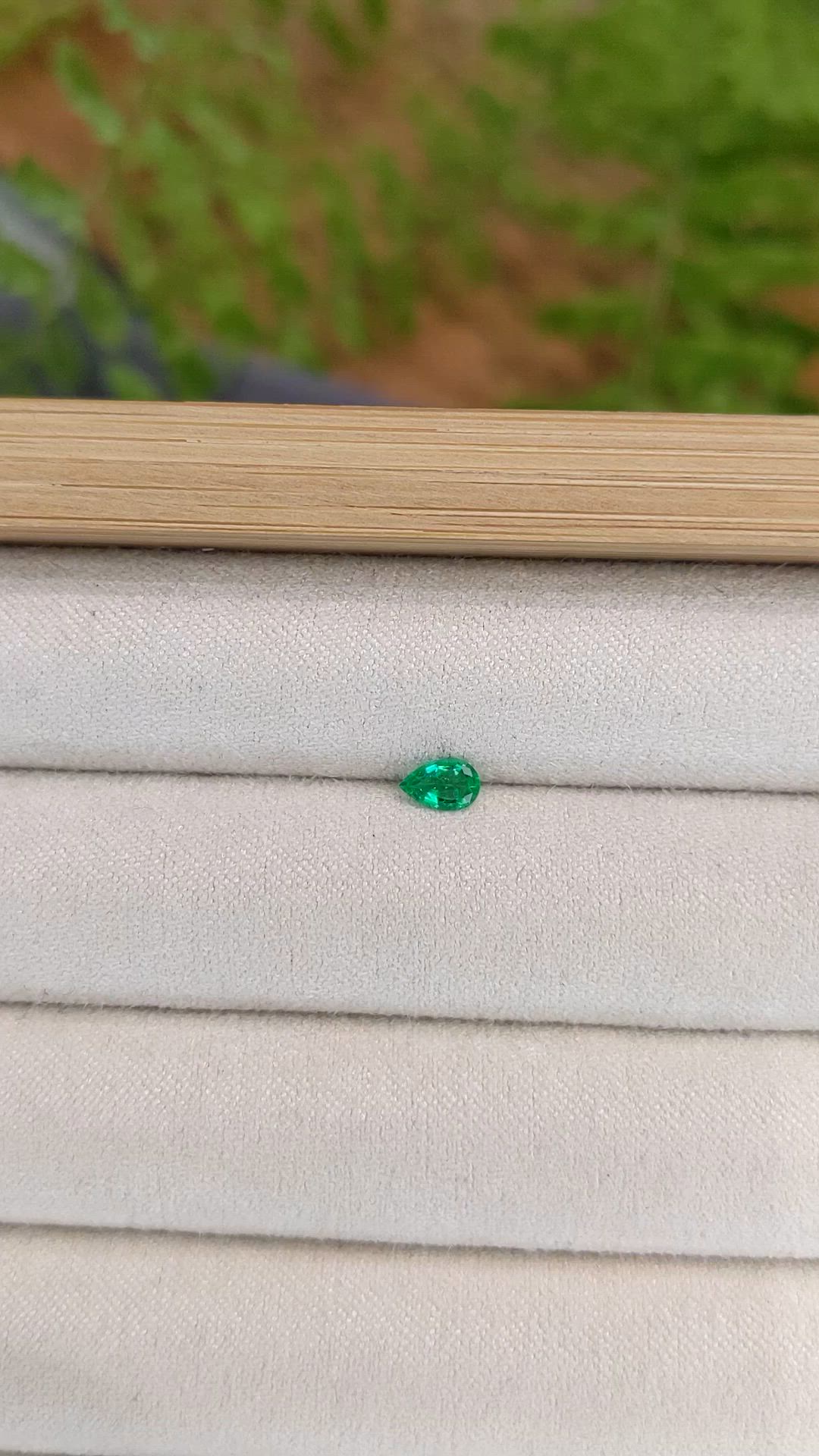 0.23 Ct. Emerald from Afghanistan Size Video
