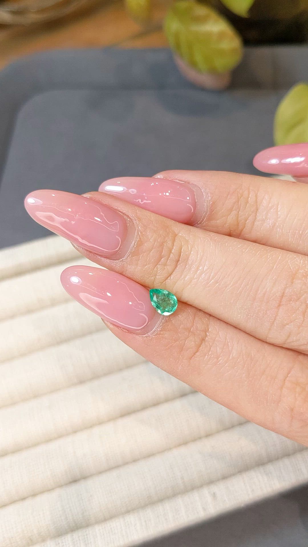 0.38 Ct. Emerald from Afghanistan Size Video