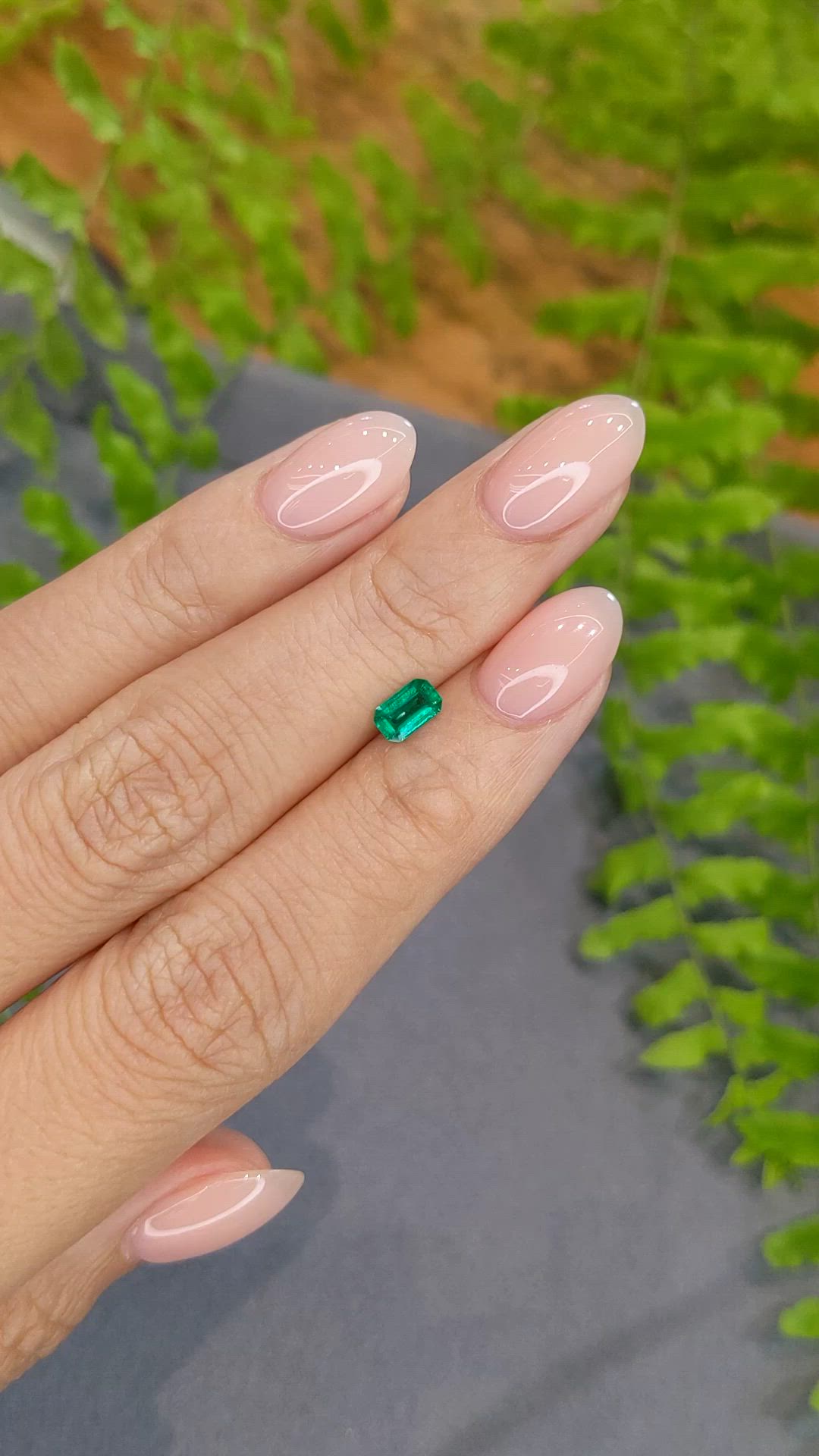 0.36 Ct. Emerald from Afghanistan Size Video