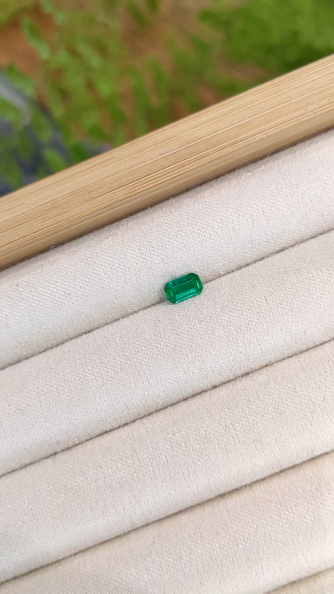 0.36 Ct. Emerald from Afghanistan Size Video