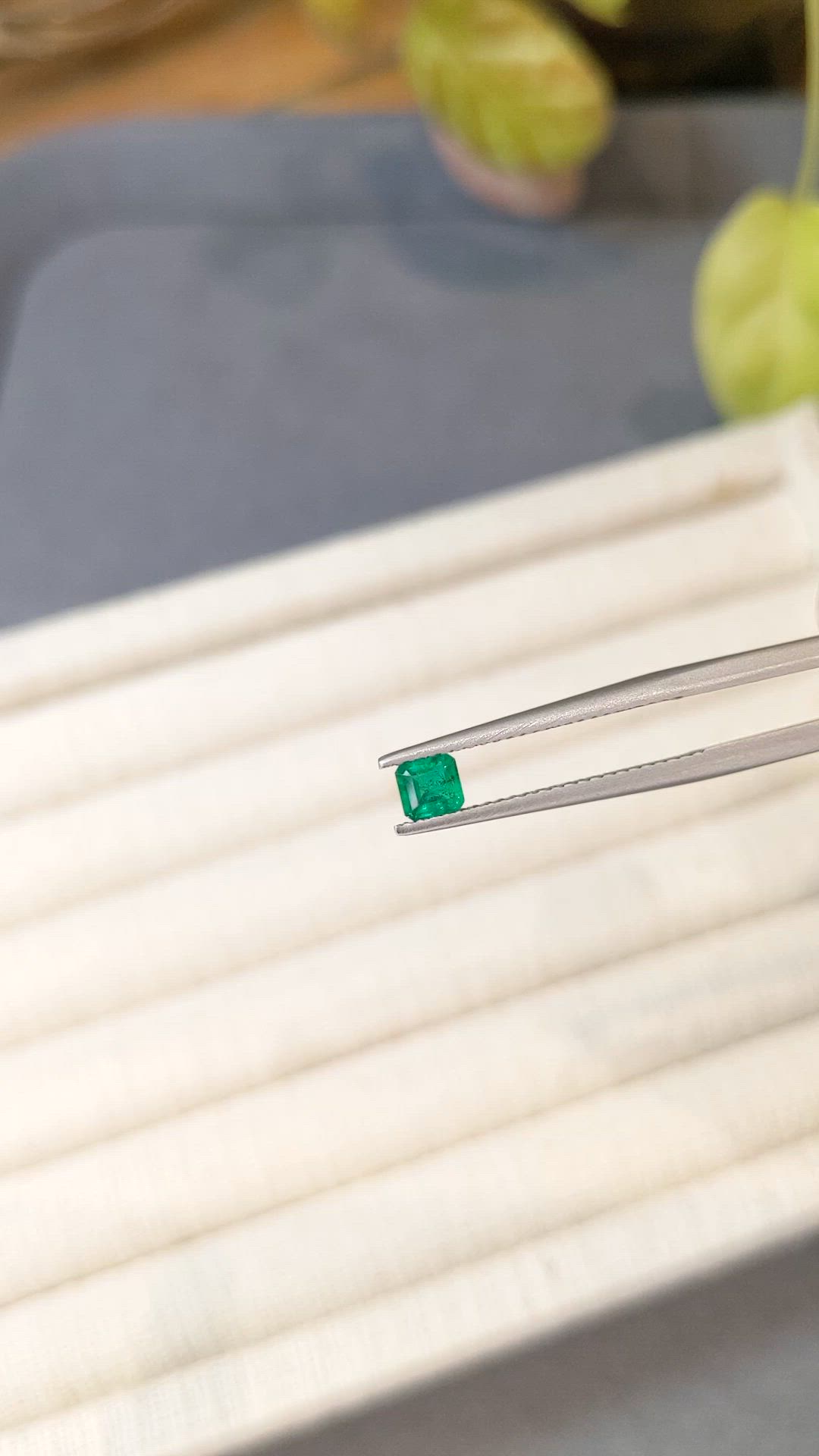 0.30 Ct. Emerald from Afghanistan Size Video
