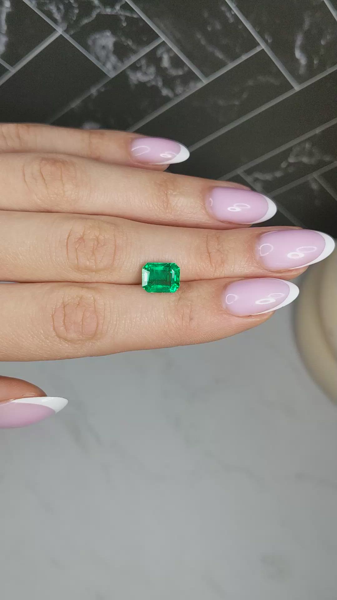 2.75 Ct. Emerald from Zambia Size Video