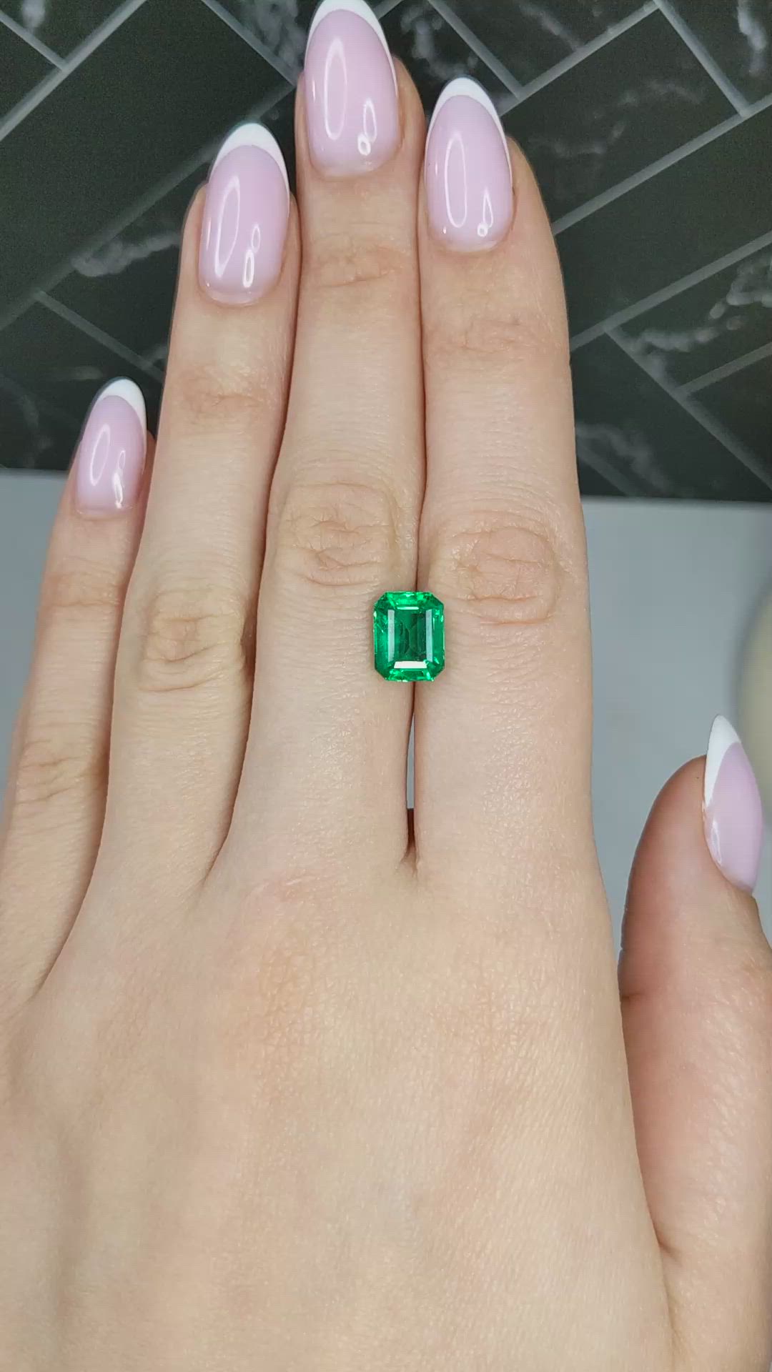 2.75 Ct. Emerald from Zambia Size Video